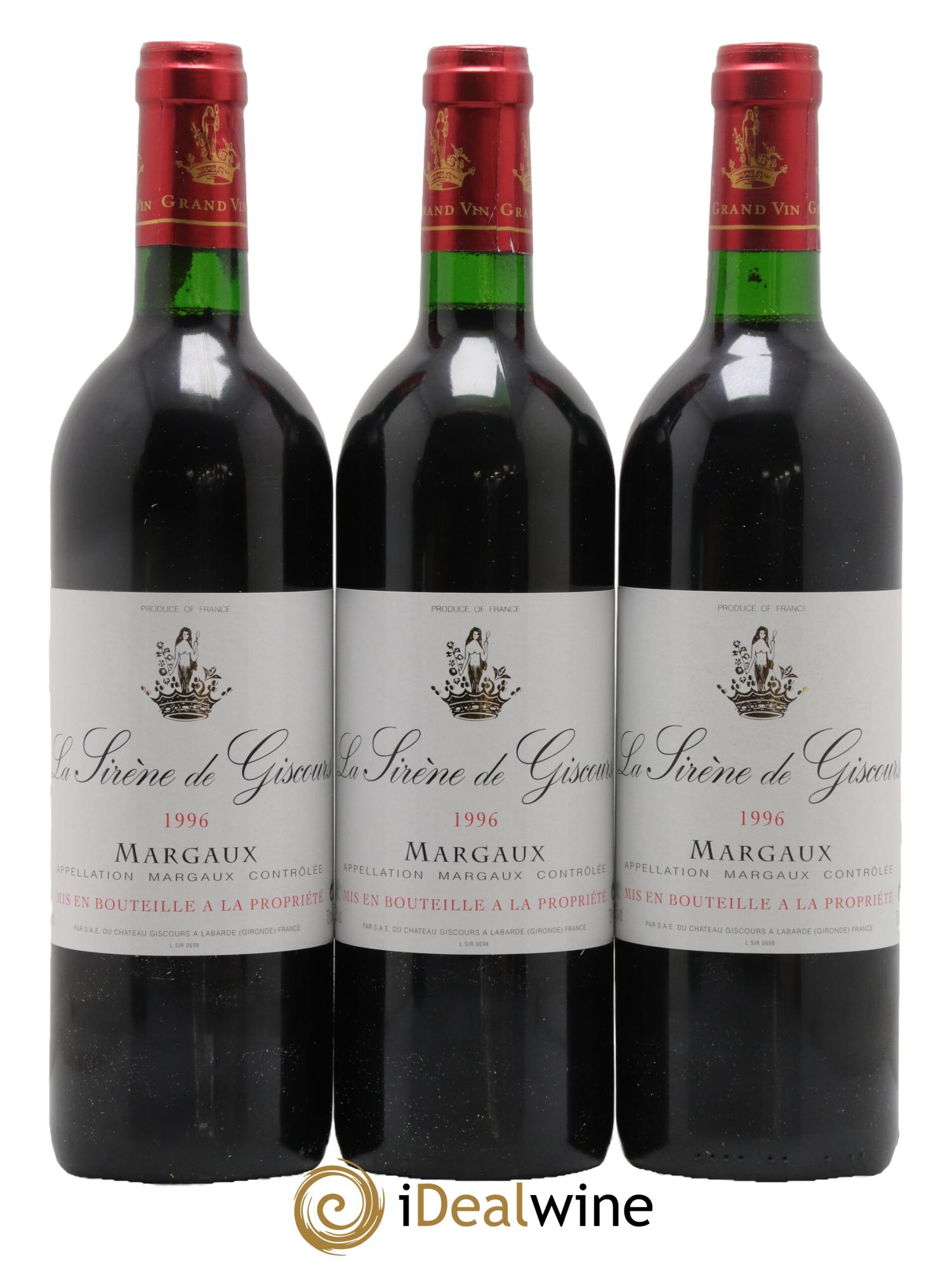 La Sirène de Giscours  1996 - Lot de 12 bouteilles - 4