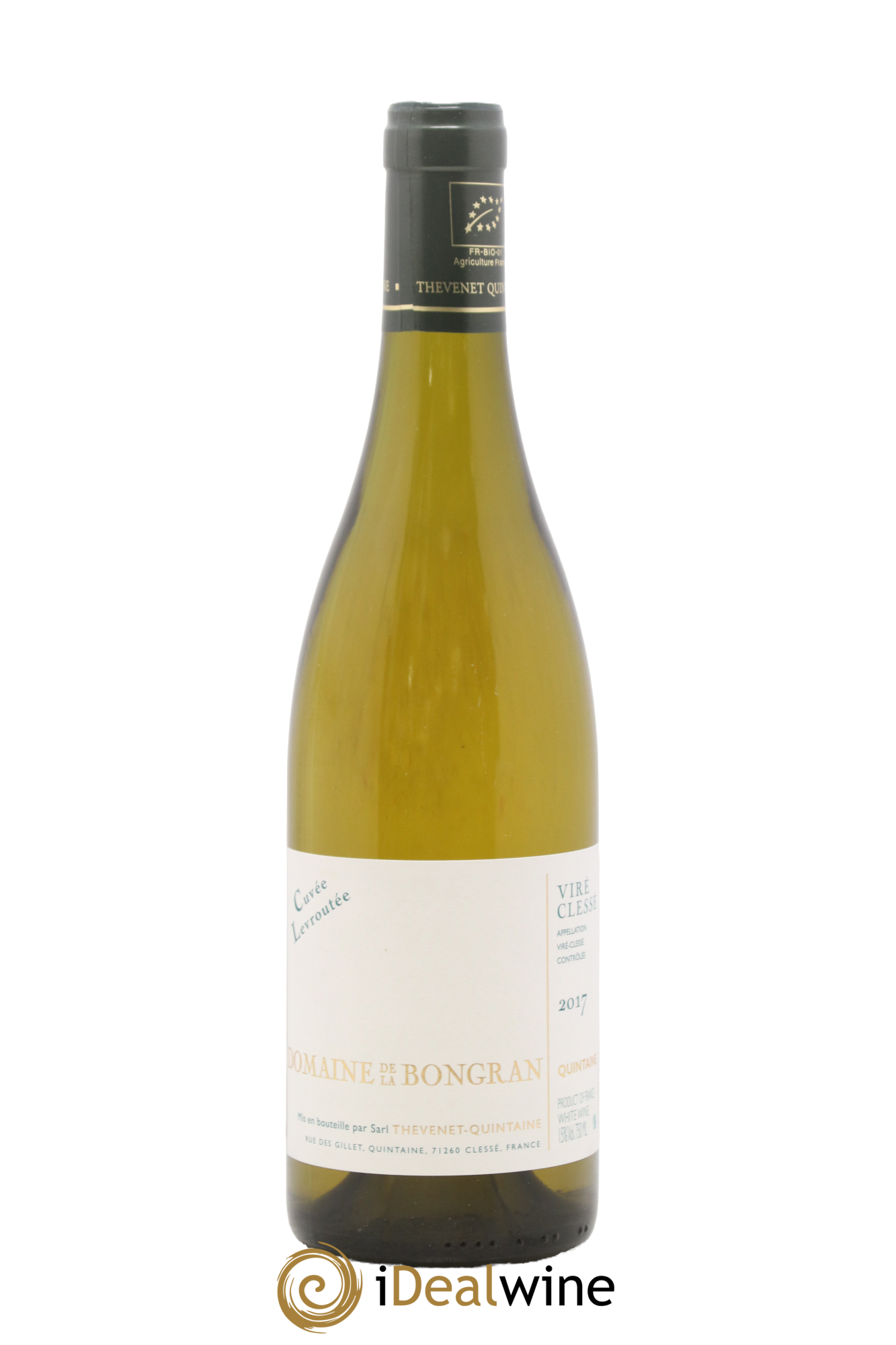 Viré-Clessé Cuvée Levroutée Domaine de la Bongran (J.Thevenet) 2017 - Lot de 1 bouteille - 0