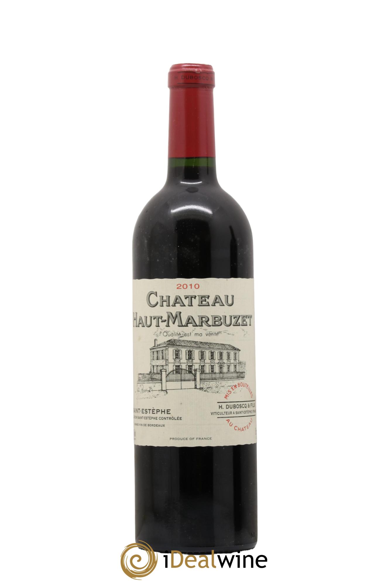 Château Haut Marbuzet 2010 - Lot de 1 bouteille - 0