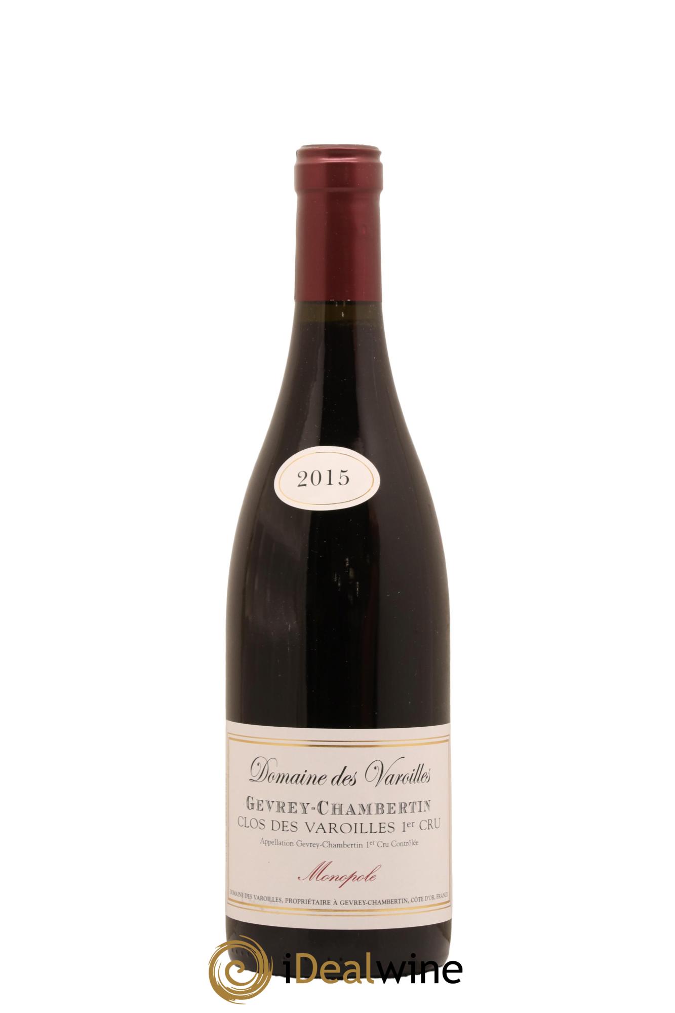 Gevrey-Chambertin 1er Cru Clos des Varoilles Monopole Varoilles (Domaine des) 2015 - Lot de 1 bouteille - 0
