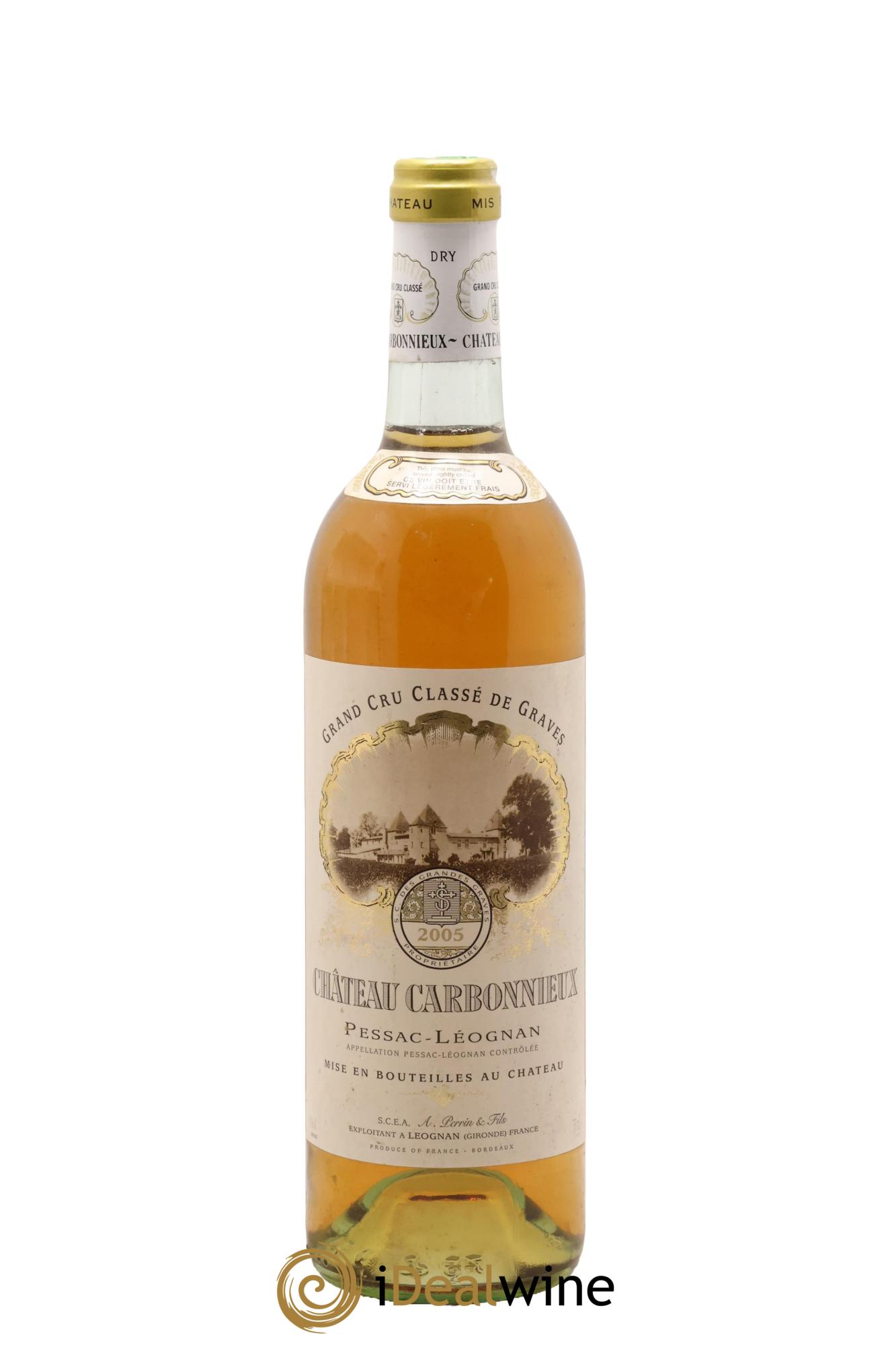 Château Carbonnieux Cru Classé de Graves 2005 - Lot de 1 bouteille - 0