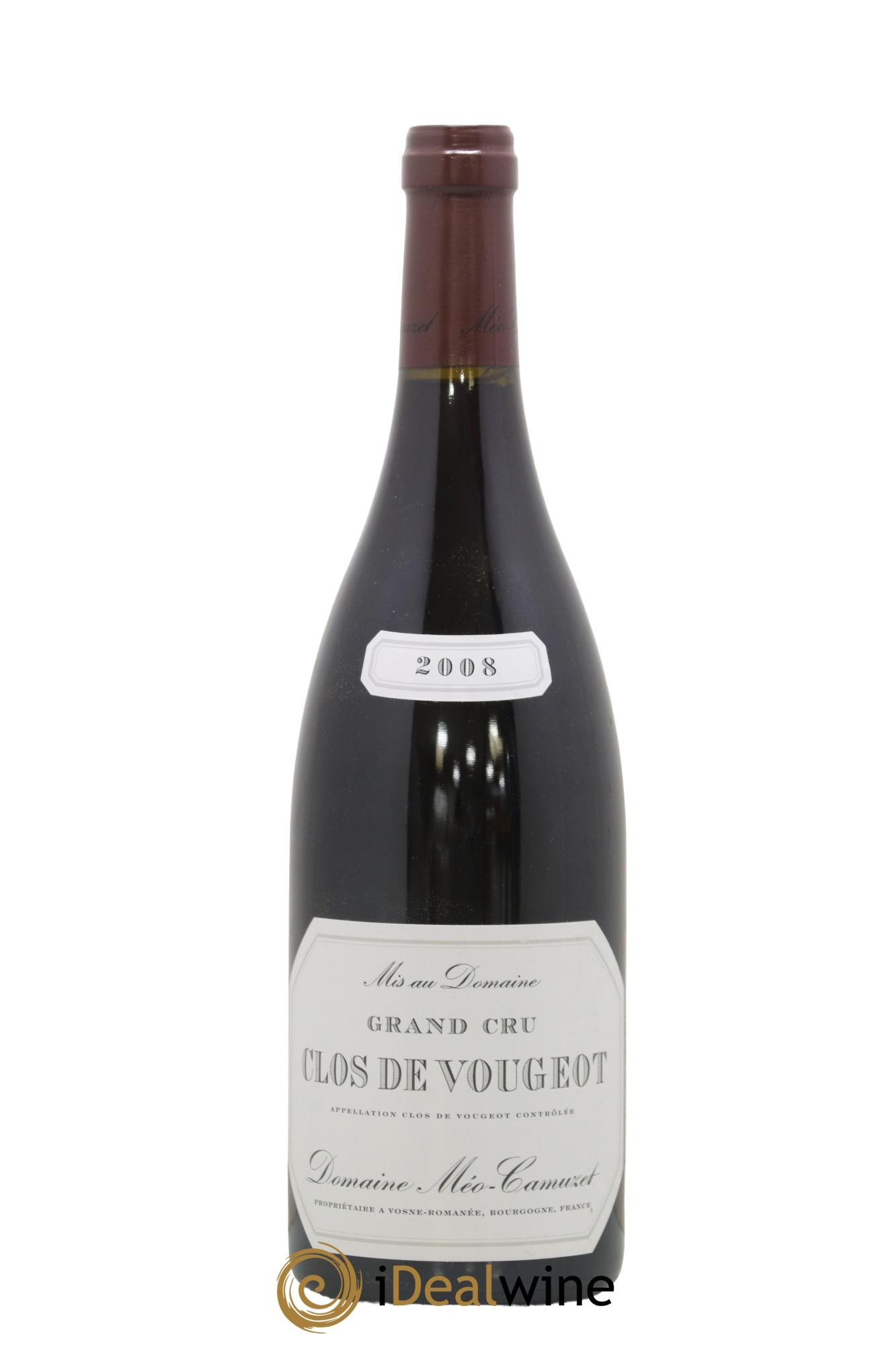 Clos de Vougeot Grand Cru Méo-Camuzet (Domaine) 2008 - Lot of 1 bottle - 0