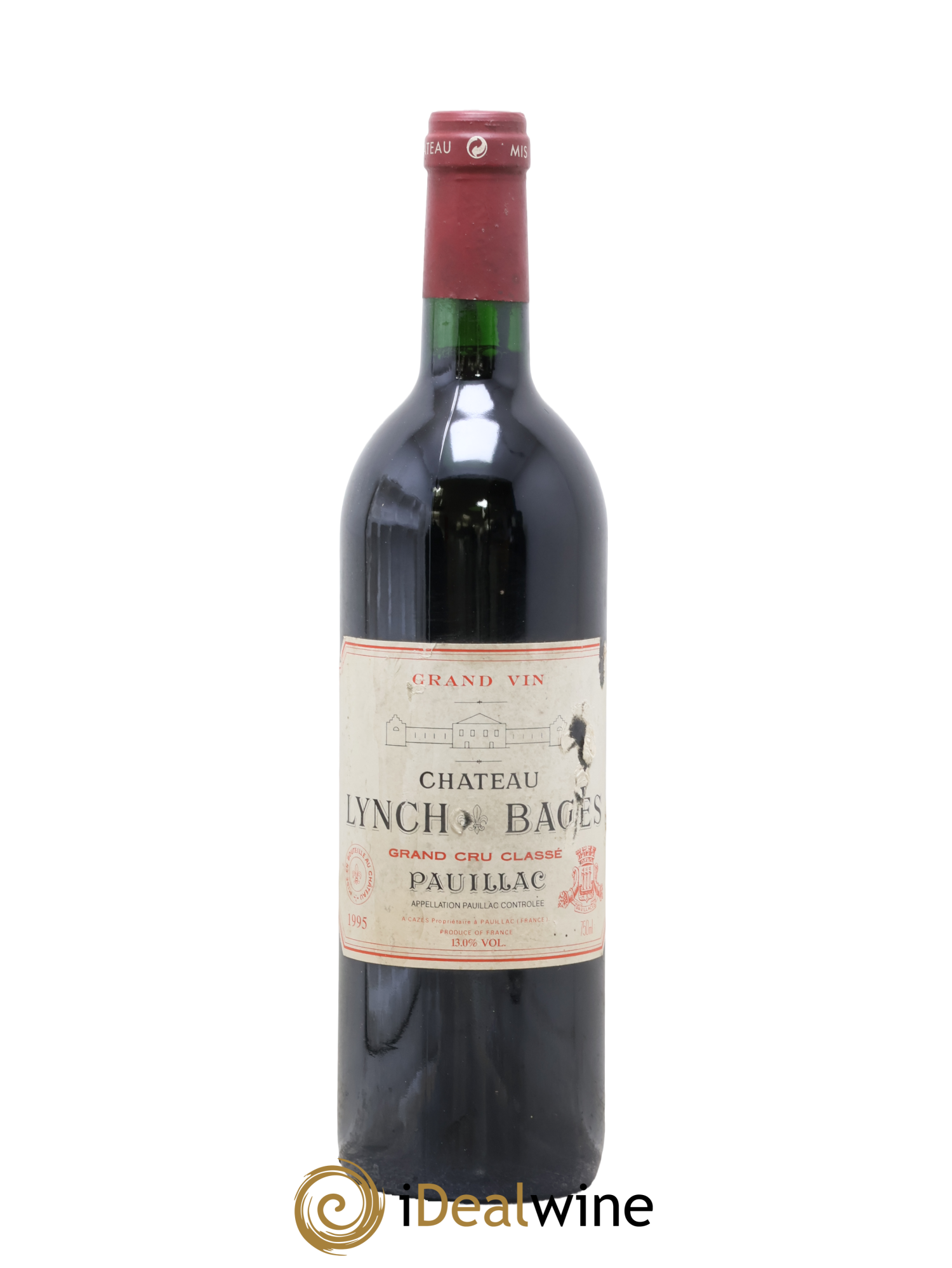 Château Lynch Bages 5ème Grand Cru Classé 1995 - Posten von 1 Flasche - 0