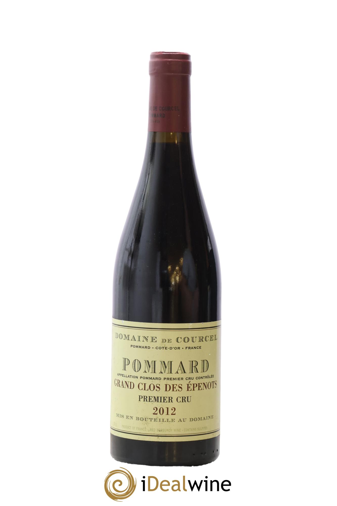 Pommard 1er Cru Grand Clos des Epenots de Courcel (Domaine) 2012 - Lot de 1 bouteille - 0