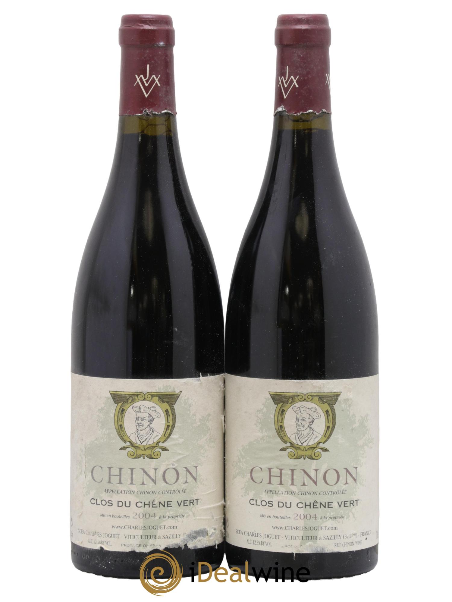 Chinon Clos du Chêne Vert Charles Joguet 2004 - Lot de 2 bouteilles - 0