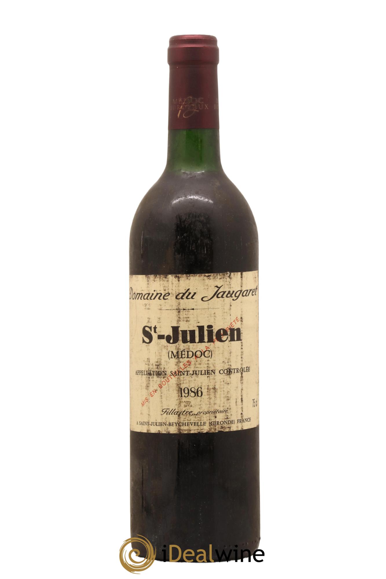 Domaine du Jaugaret 1986 - Lot de 1 bouteille - 0