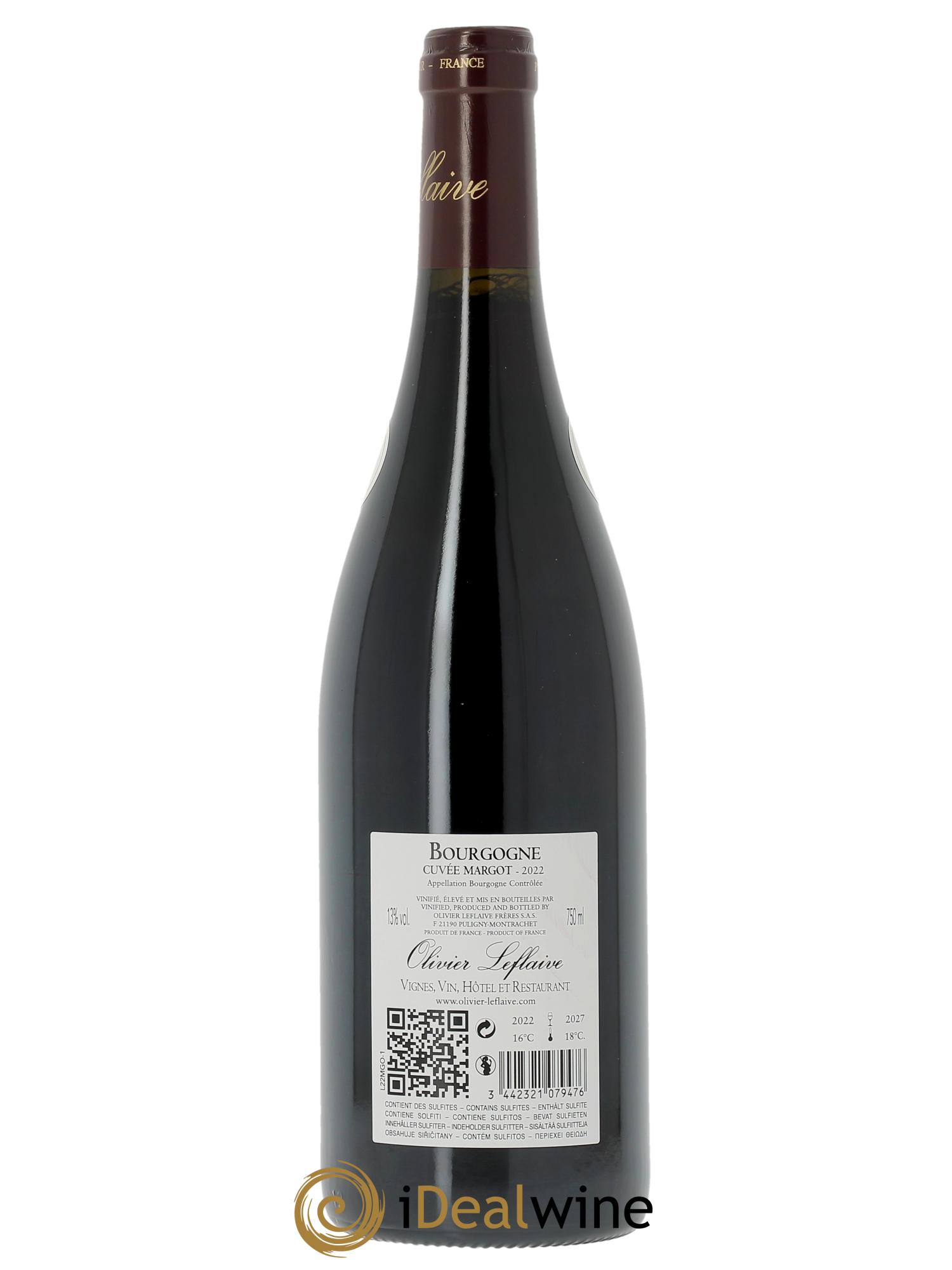 Bourgogne Cuvée Margot Olivier Leflaive 2022 - Posten von 1 Flasche - 1