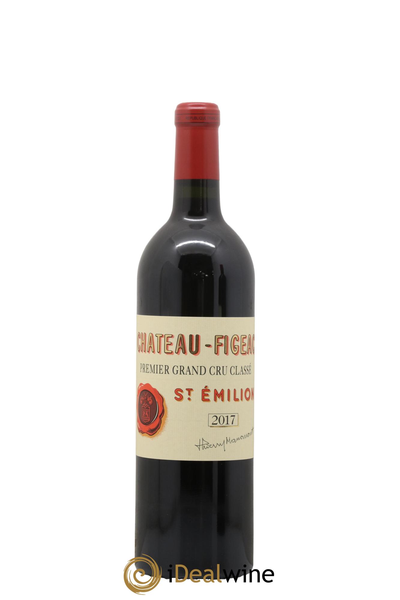 Château Figeac 1er Grand Cru Classé A 2017 - Lot de 1 bouteille - 0