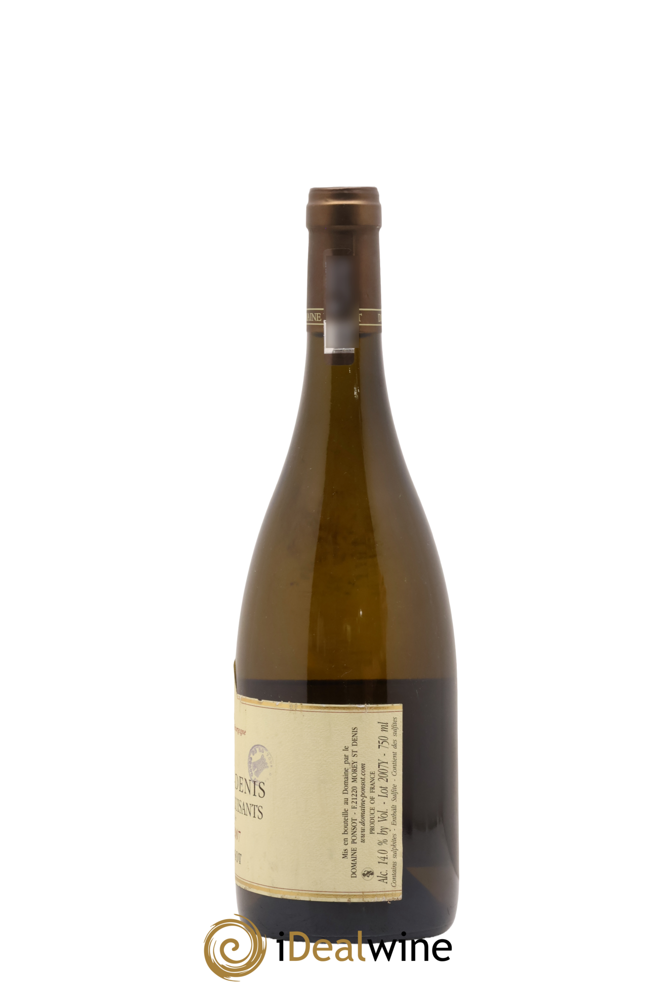 Morey-Saint-Denis 1er Cru Clos des Monts Luisants Vieilles Vignes Ponsot (Domaine) 2007 - Lotto di 1 bottiglia - 1