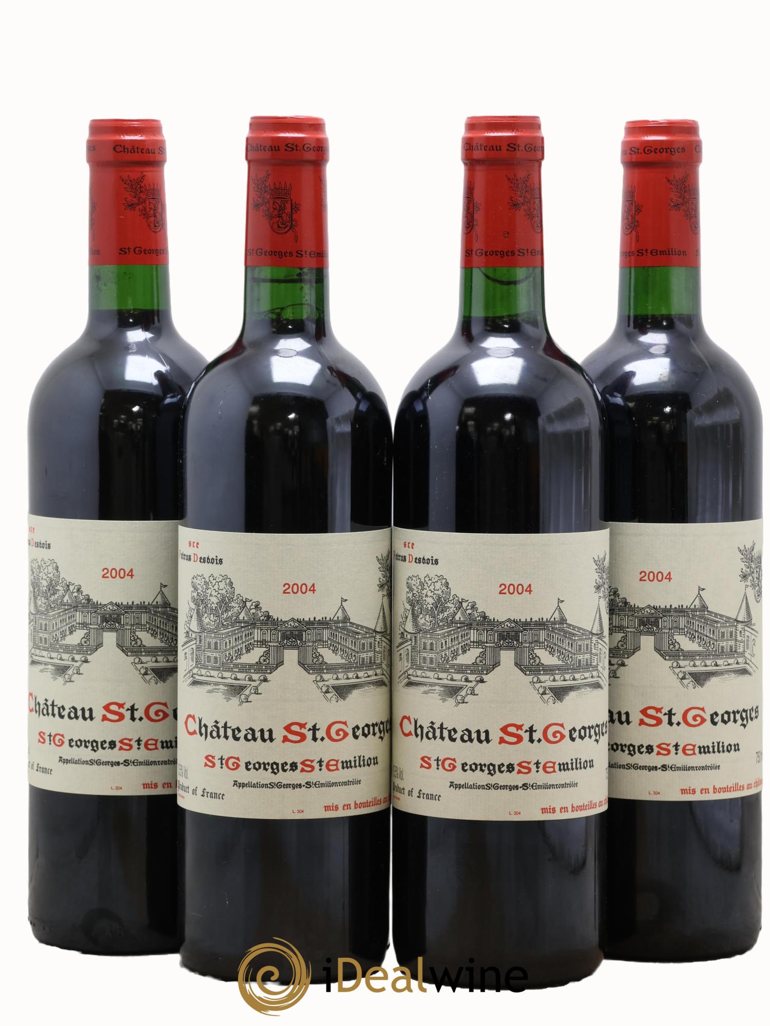 Château Saint-Georges 2004 - Lot de 4 bouteilles - 0