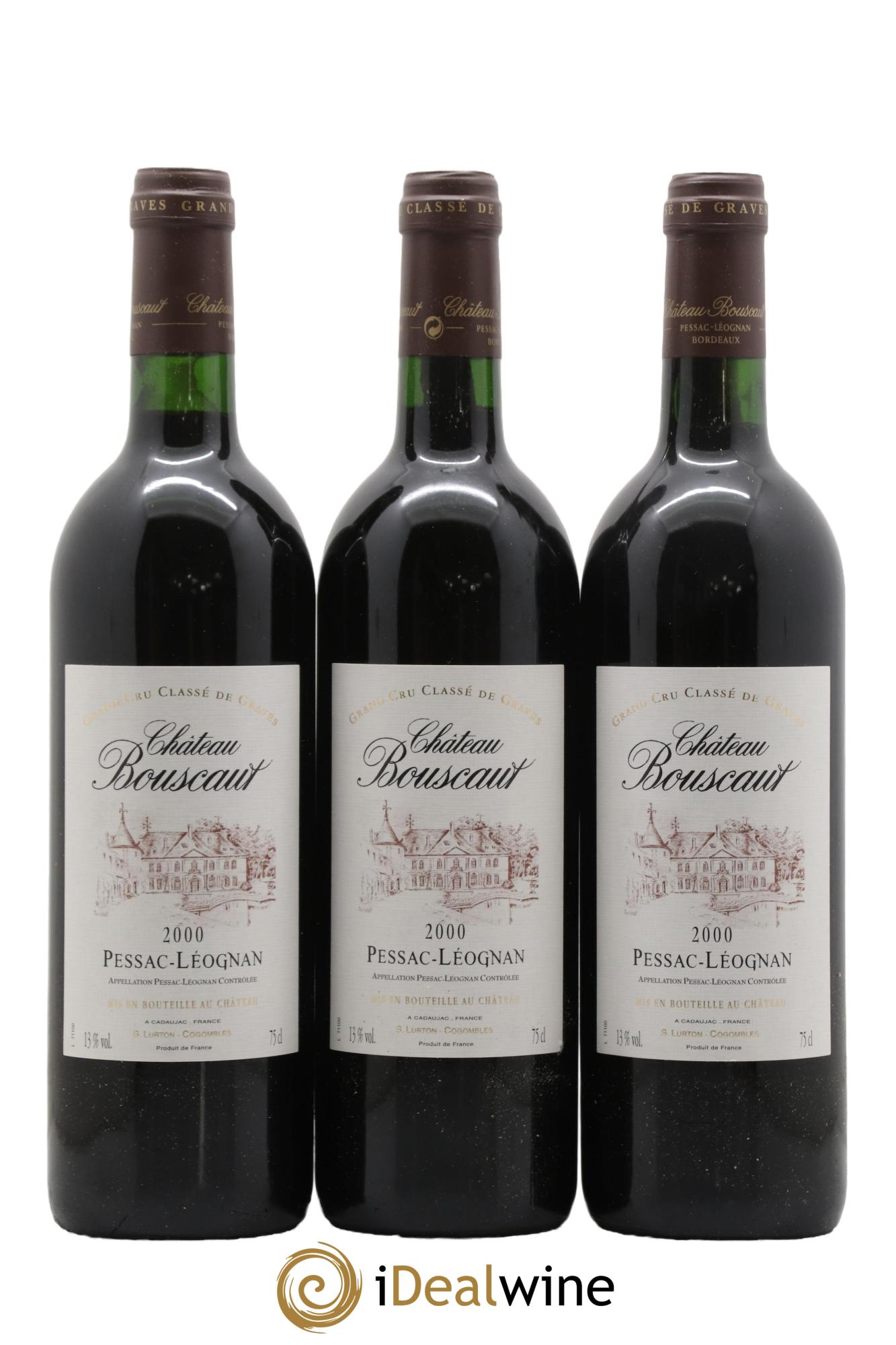 Château Bouscaut Cru Classé de Graves 2000 - Lot of 12 bottles - 3