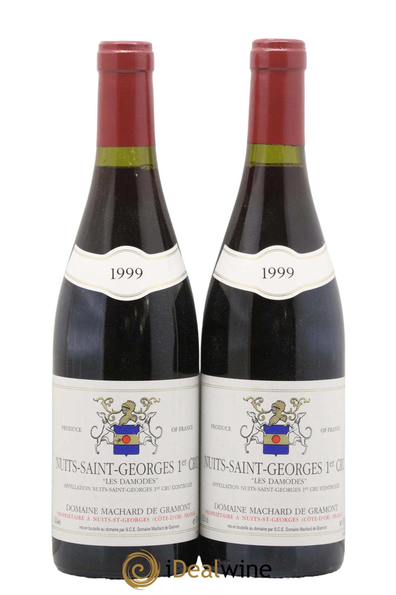 Nuits-Saint-Georges 1er Cru Les Damodes Machard De Gramont 1999 - Lot de 2 bouteilles - 0