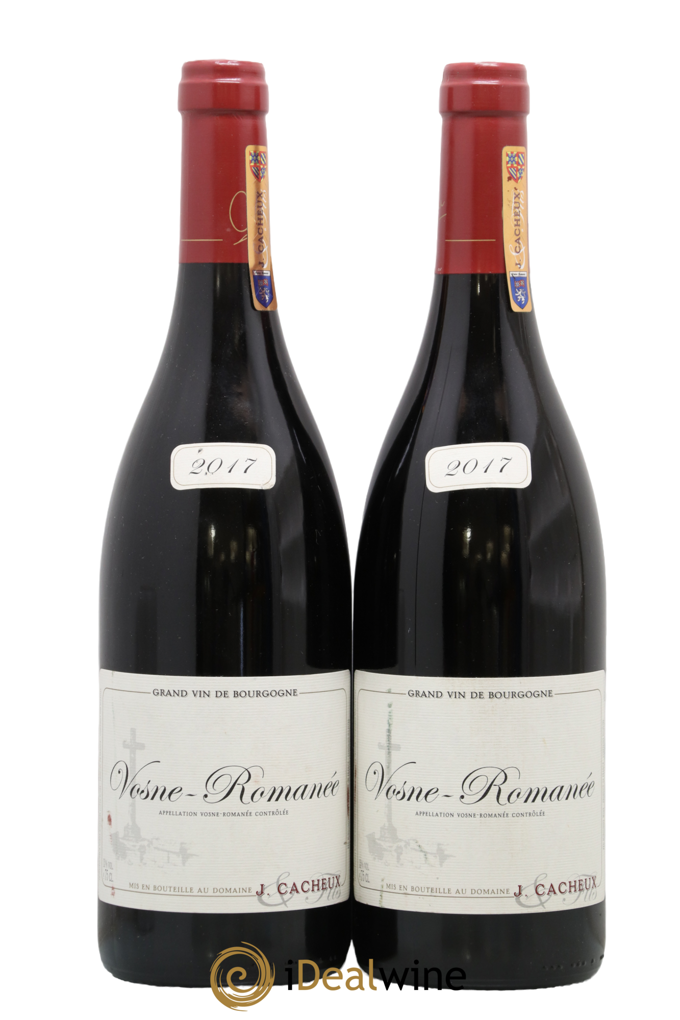 Vosne-Romanée Jacques Cacheux & Fils 2017 - Lot of 2 bottles - 0