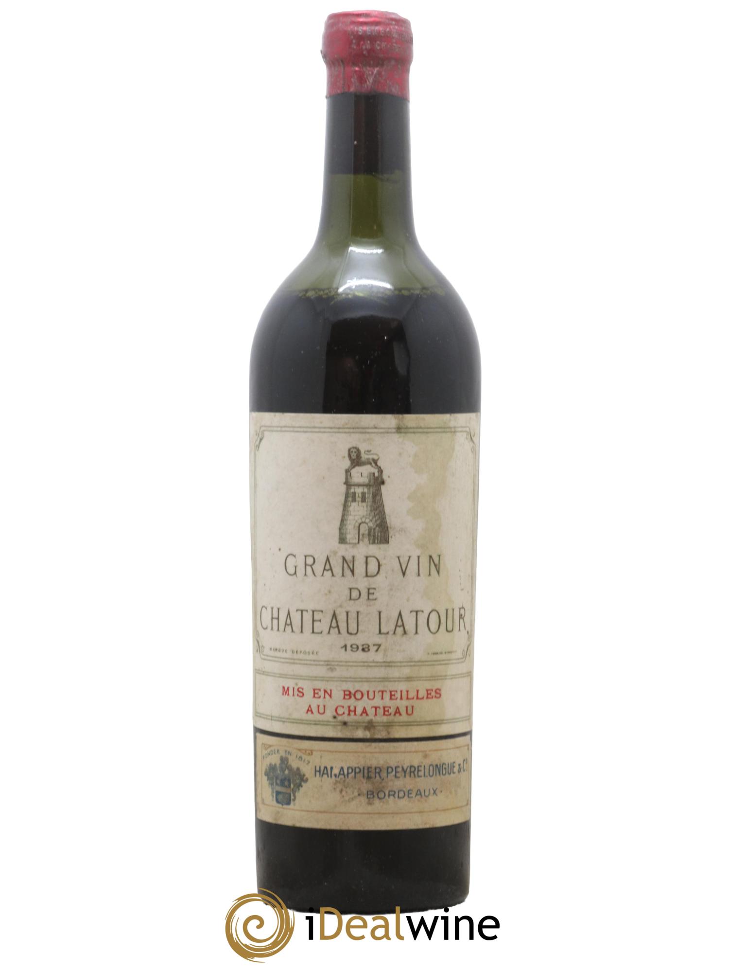 Château Latour 1er Grand Cru Classé 1937 - Lot de 1 bouteille - 0