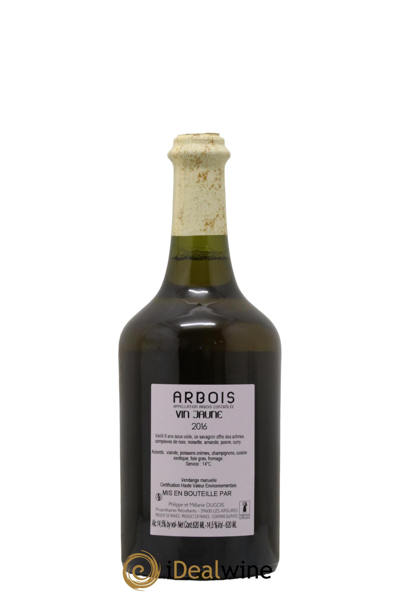 Côtes du Jura Vin Jaune Domaine Dugois 2016 - Posten von 1 Clavelin - 1