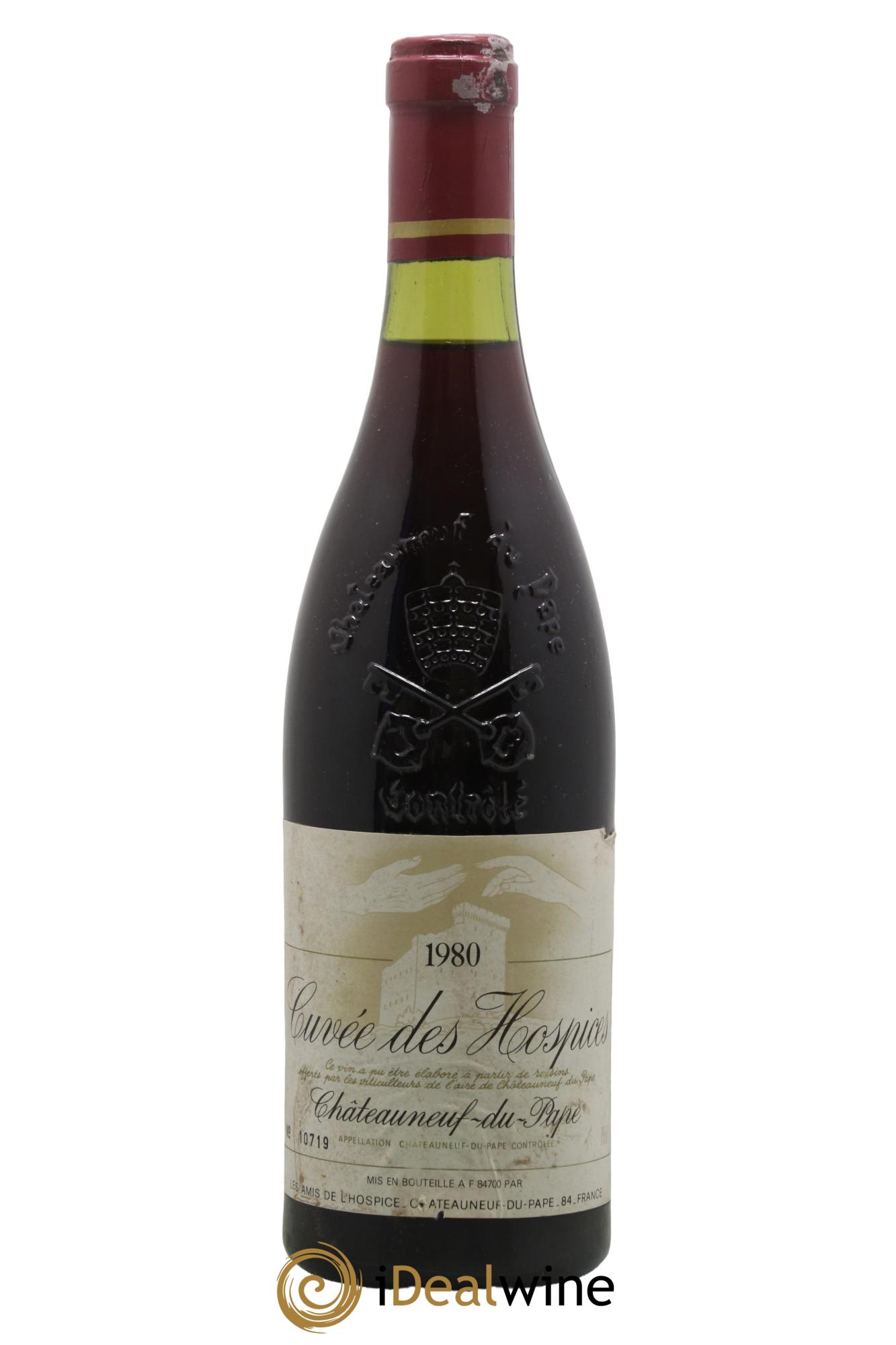 Châteauneuf-du-Pape Cuvée des Hospices Les Amis De L'Hospice 1980 - Lot of 1 bottle - 0