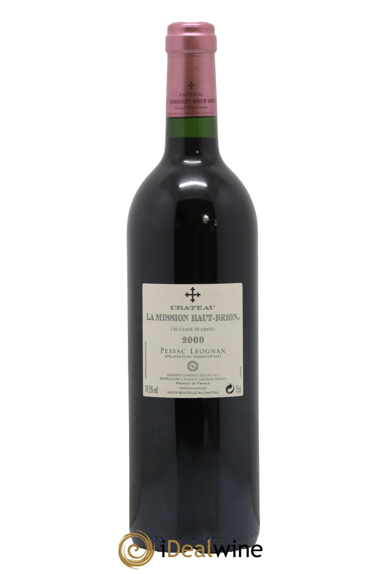 Château la Mission Haut-Brion Cru Classé de Graves  2009 - Lot of 1 bottle - 1