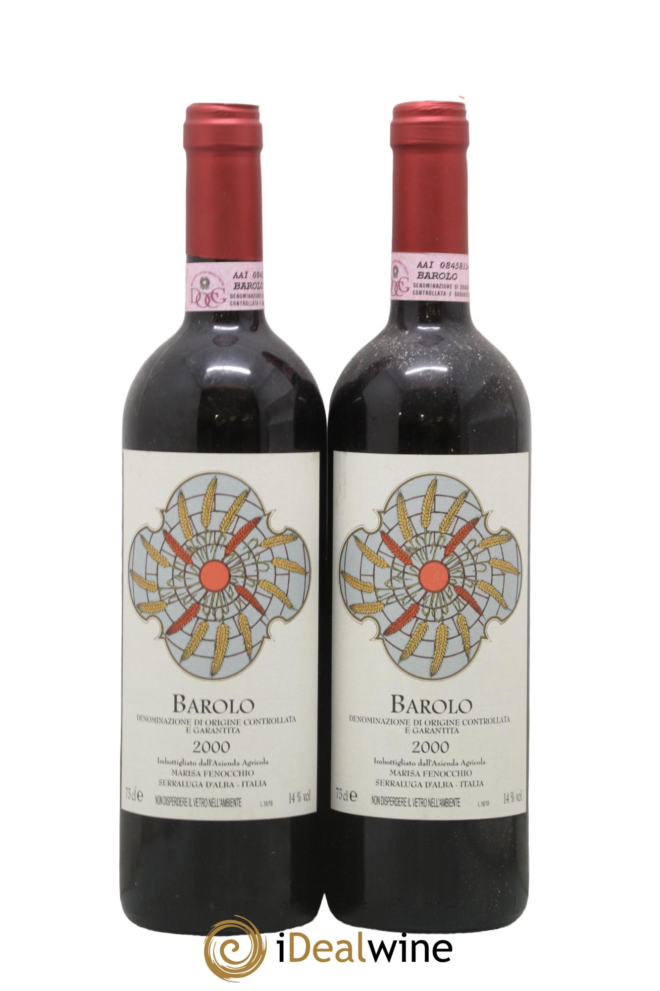 Barolo Marisa Fenocchio 2000 - Lot de 2 bouteilles - 0
