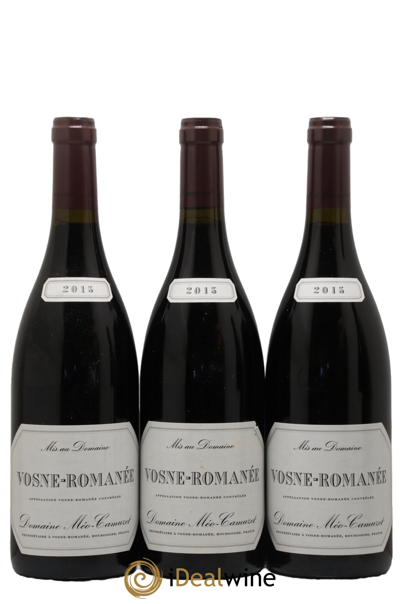 Vosne-Romanée Méo-Camuzet (Domaine) 2015 - Lot de 3 bouteilles - 0