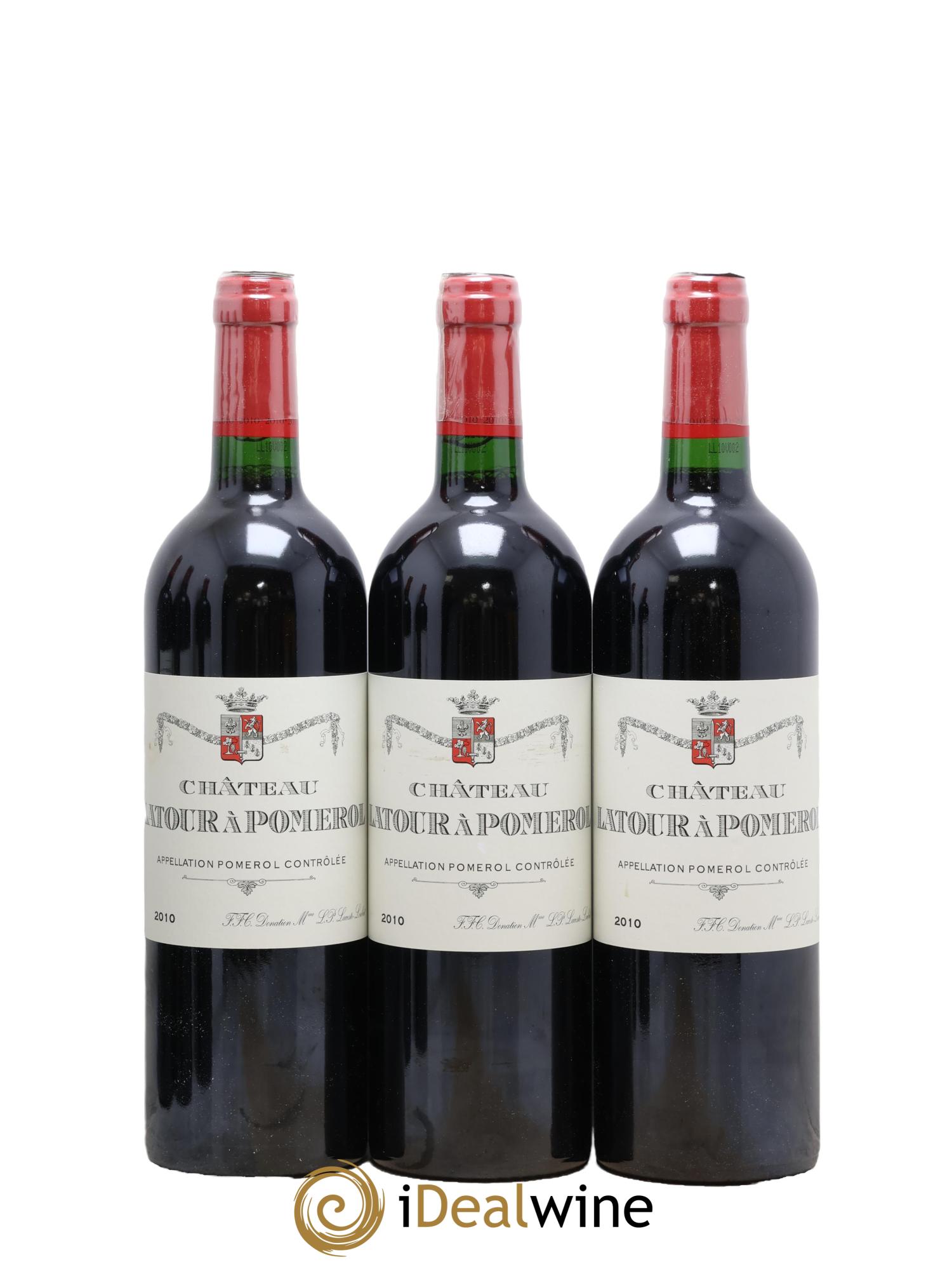 Château Latour à Pomerol 2010 - Lotto di 6 bottiglie - 1