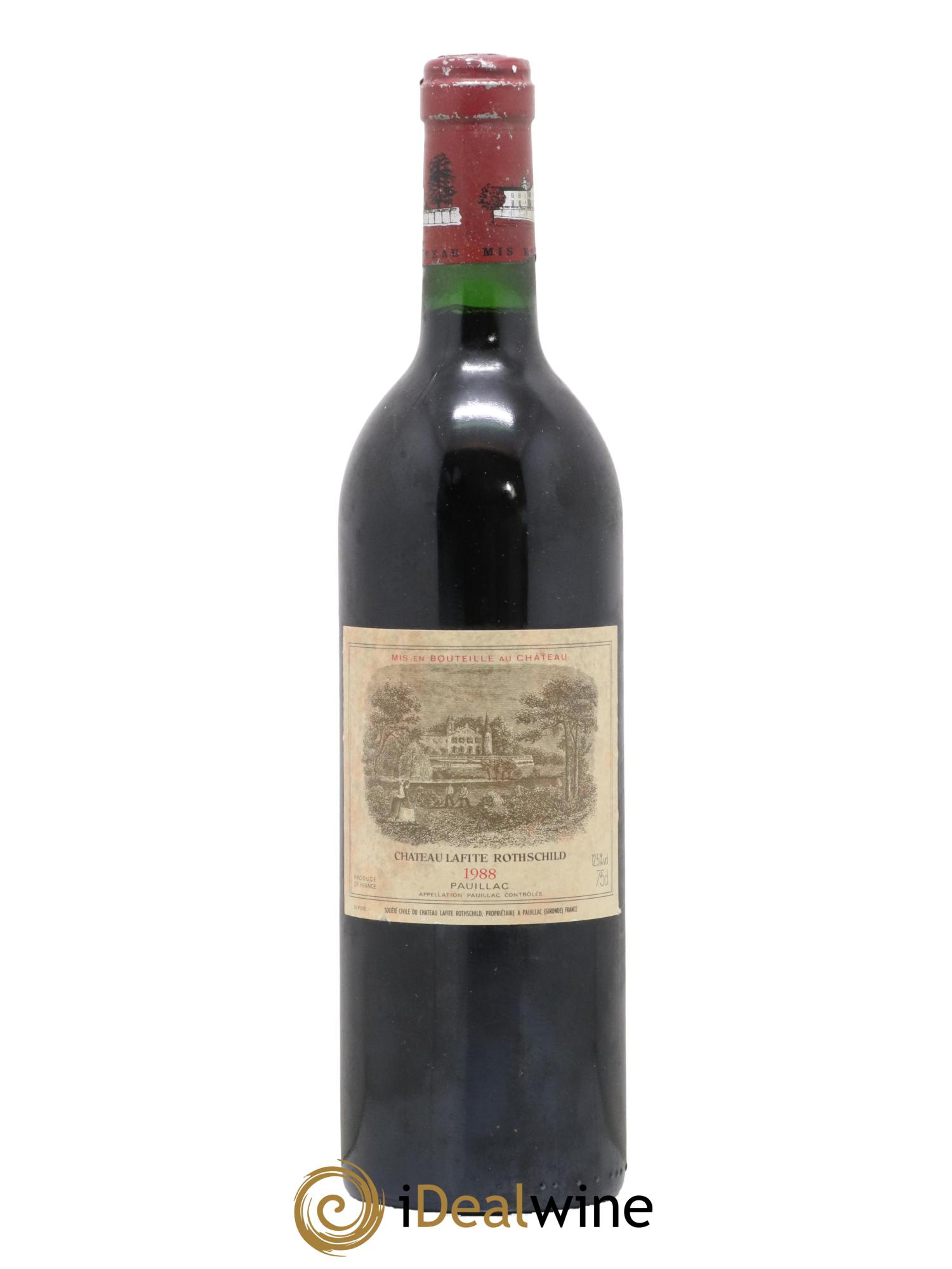Château Lafite Rothschild 1er Grand Cru Classé 1988 - Lot de 1 bouteille - 0