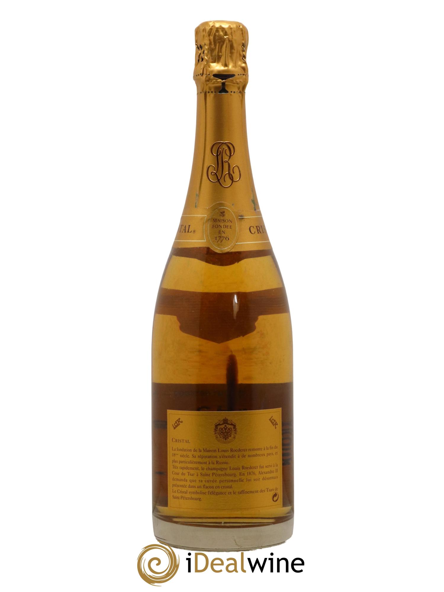 Cristal Louis Roederer 1990 - Posten von 1 Flasche - 1