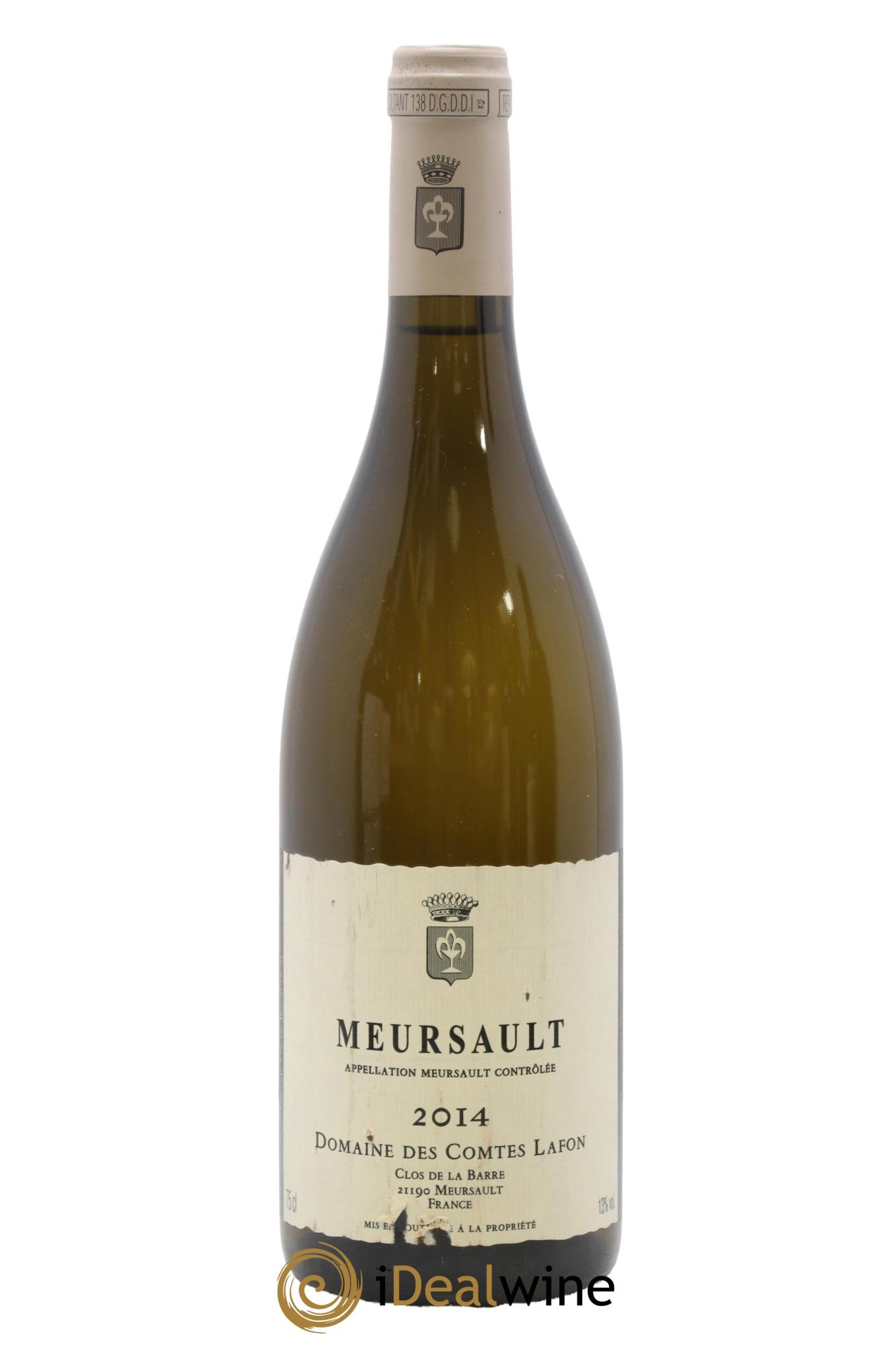 Meursault Comtes Lafon (Domaine des) 2014 - Lot de 1 bouteille - 0