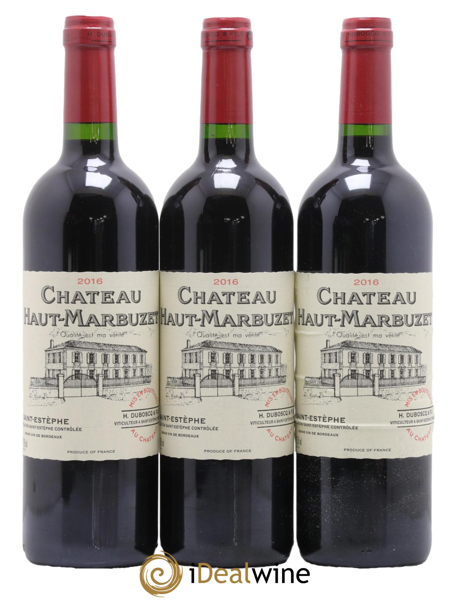 Château Haut Marbuzet 2016 - Lot de 6 bouteilles - 2
