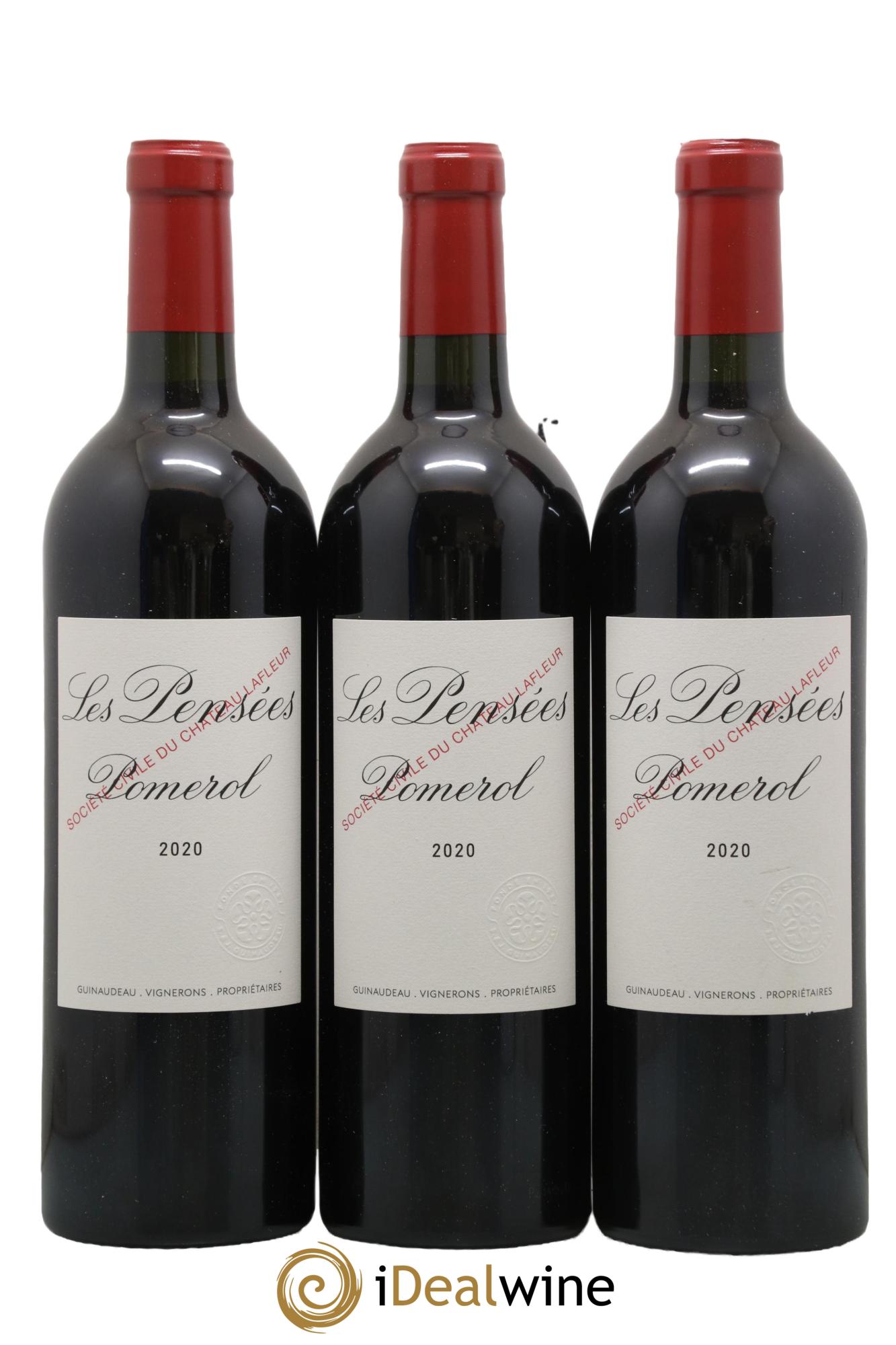 Pensées de Lafleur Second Vin 2020 - Lot de 3 bouteilles - 0