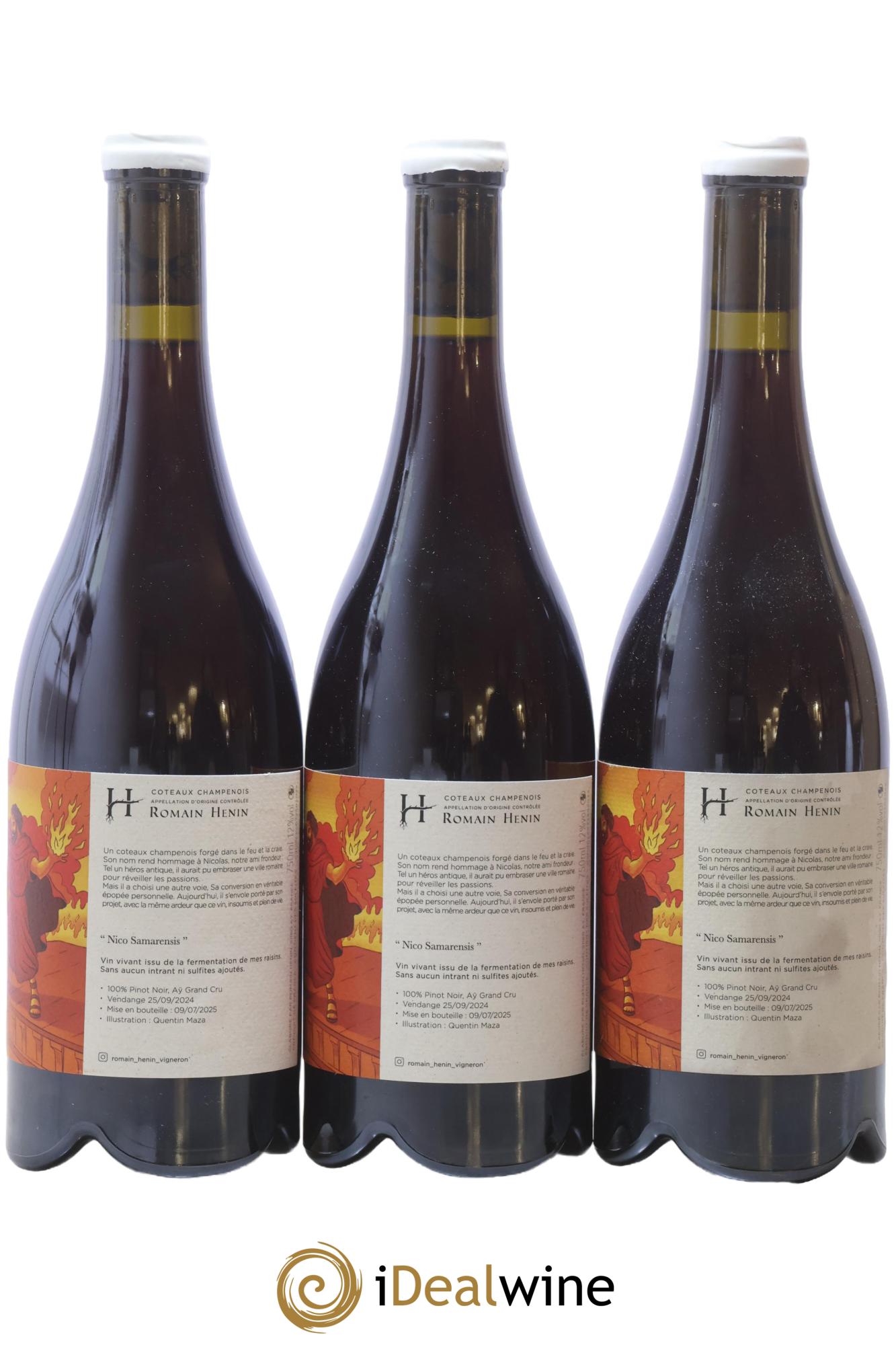 Coteaux Champenois Nico Nemesis Romain Henin 2024 - Posten von 3 Flaschen - 0