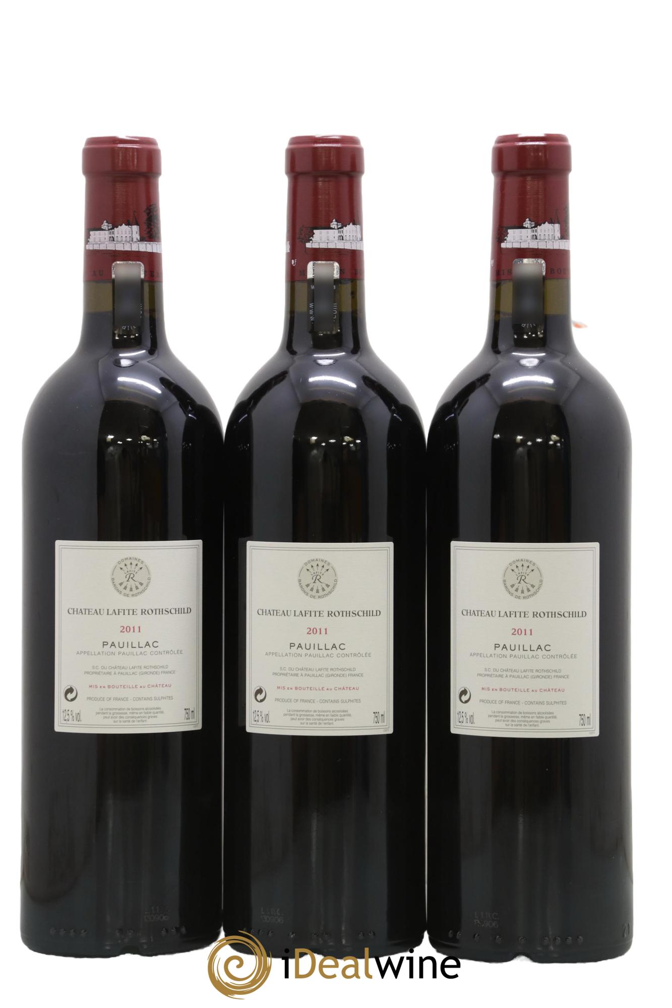 Château Lafite Rothschild 1er Grand Cru Classé 2011 - Lot of 6 bottles - 4
