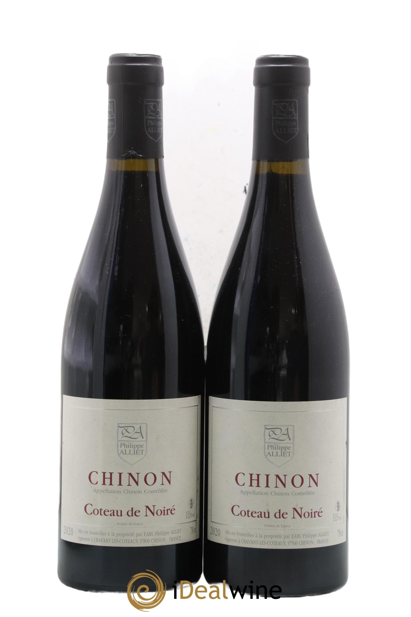 Chinon Coteau de Noiré Philippe Alliet 2020 - Lot de 2 bouteilles - 0