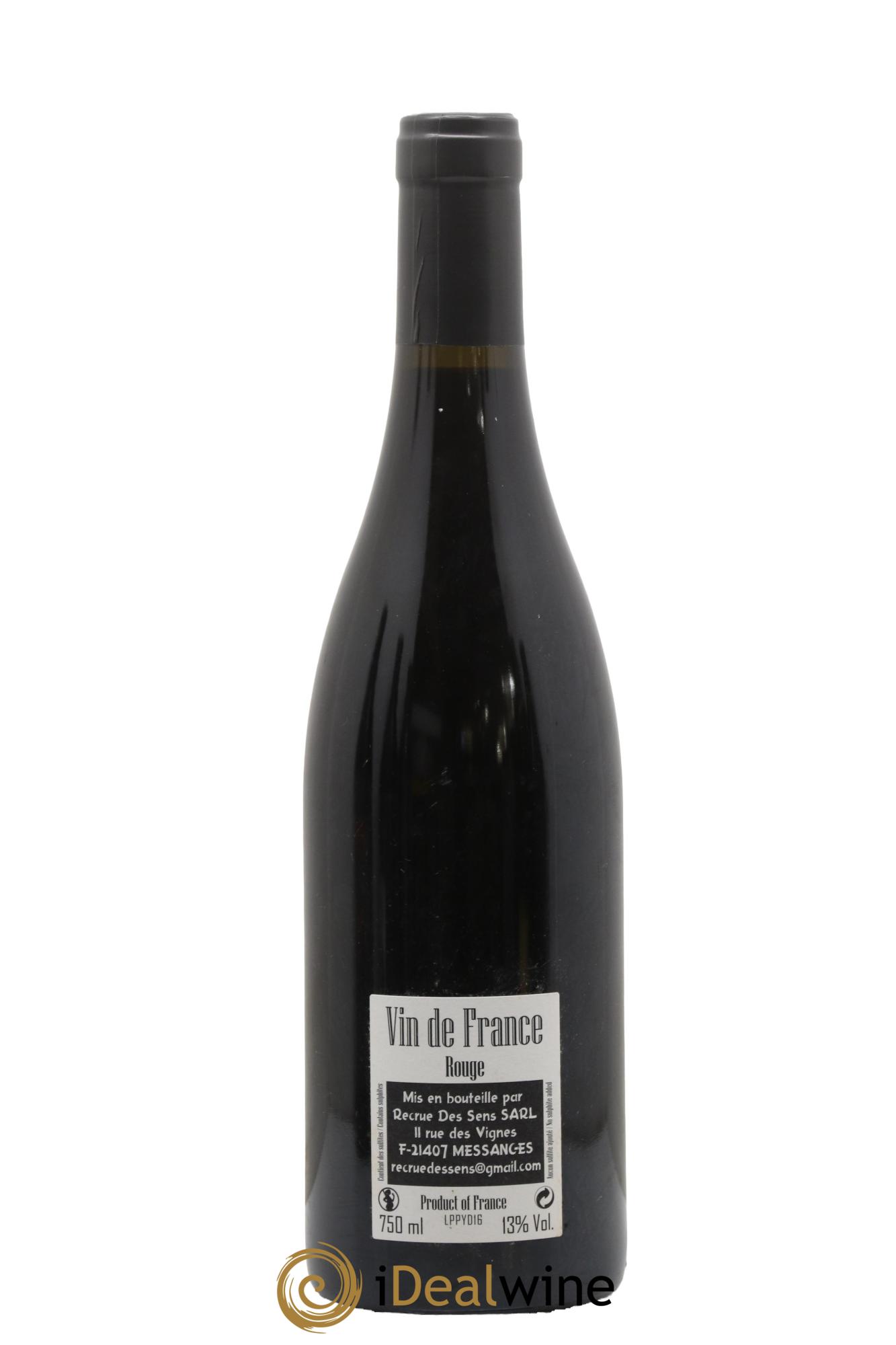 Vin de France Les 1er Ponts Yann Durieux - Recrue des Sens 2016 - Lotto di 1 bottiglia - 1