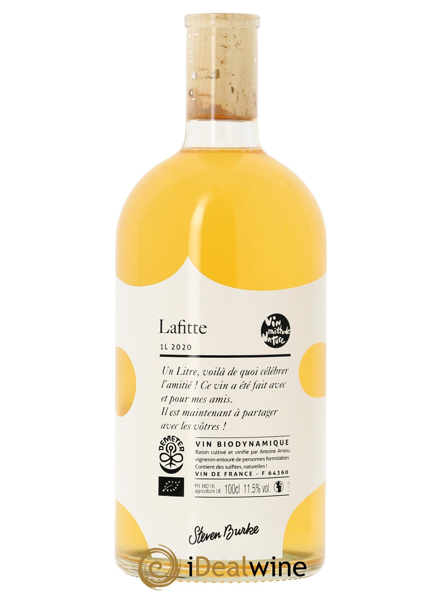 Vin de France Le Litre Arbitre Château Lafitte 2020 - Lotto di 1 litro - 0