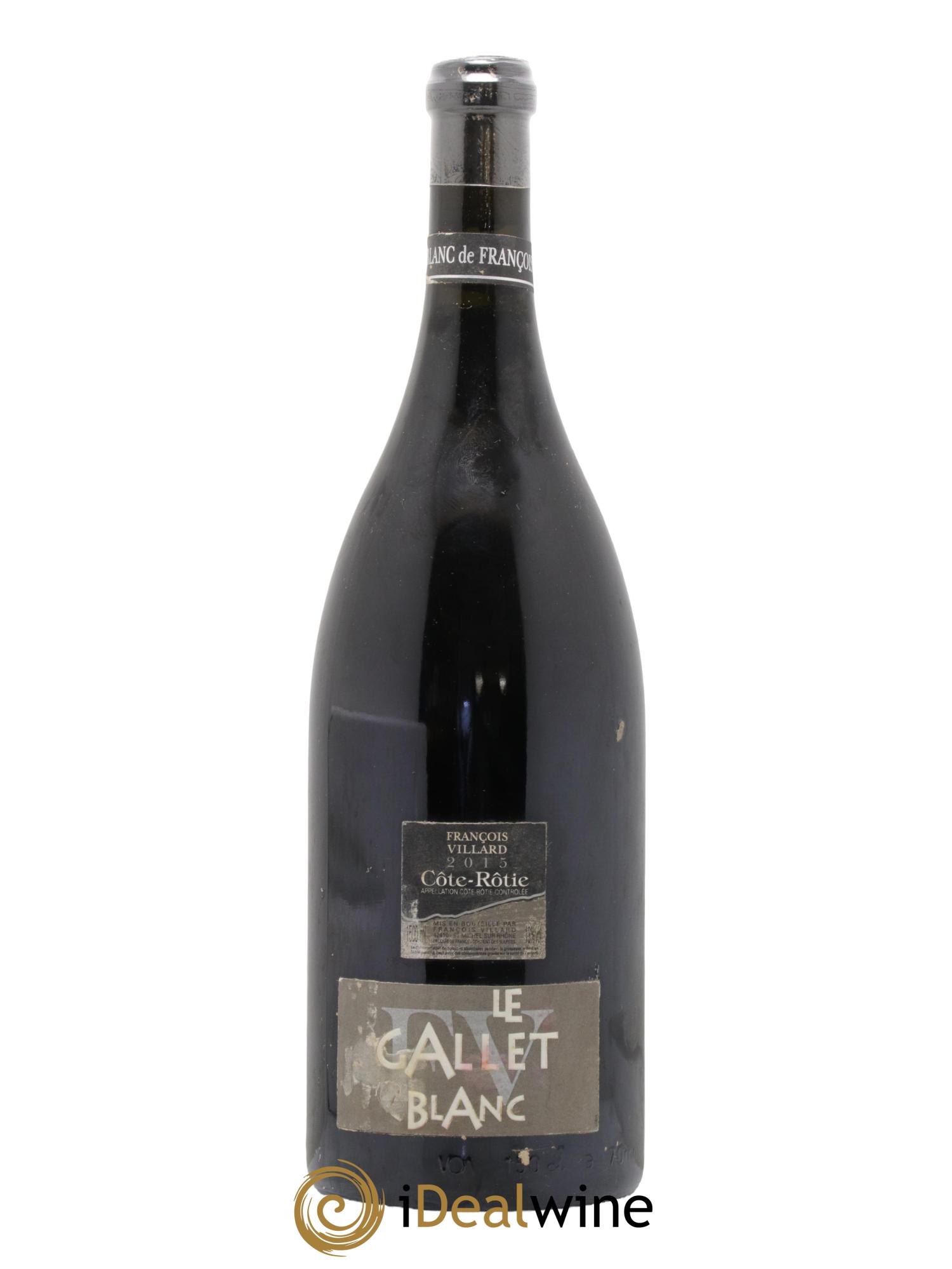 Côte-Rôtie Le Gallet Blanc François Villard 2015 - Lot de 1 magnum - 0