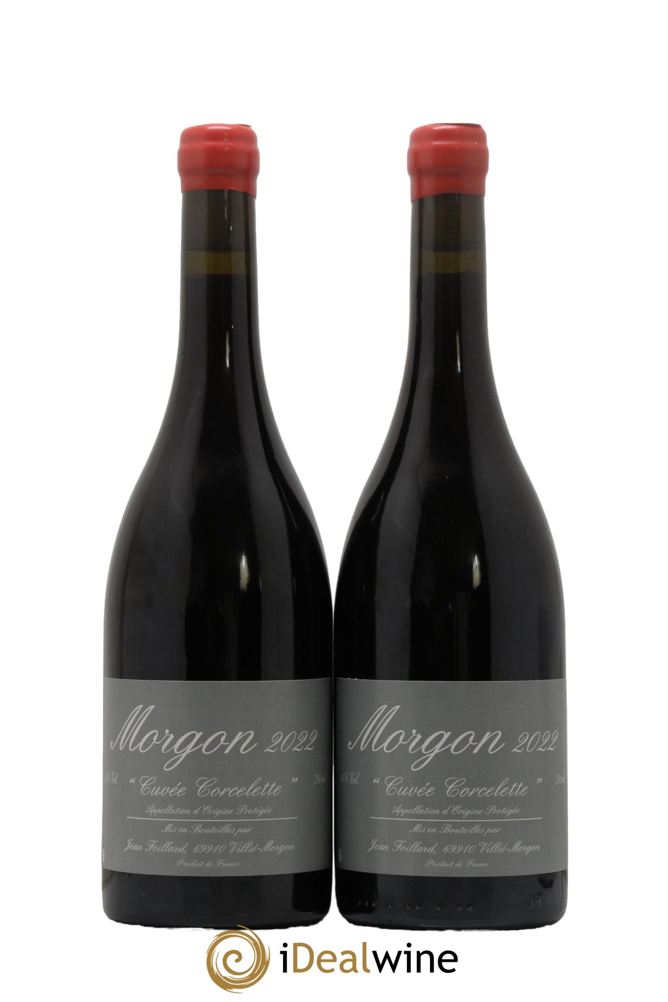 Morgon Corcelette Jean Foillard 2022 - Lot of 2 bottles - 0