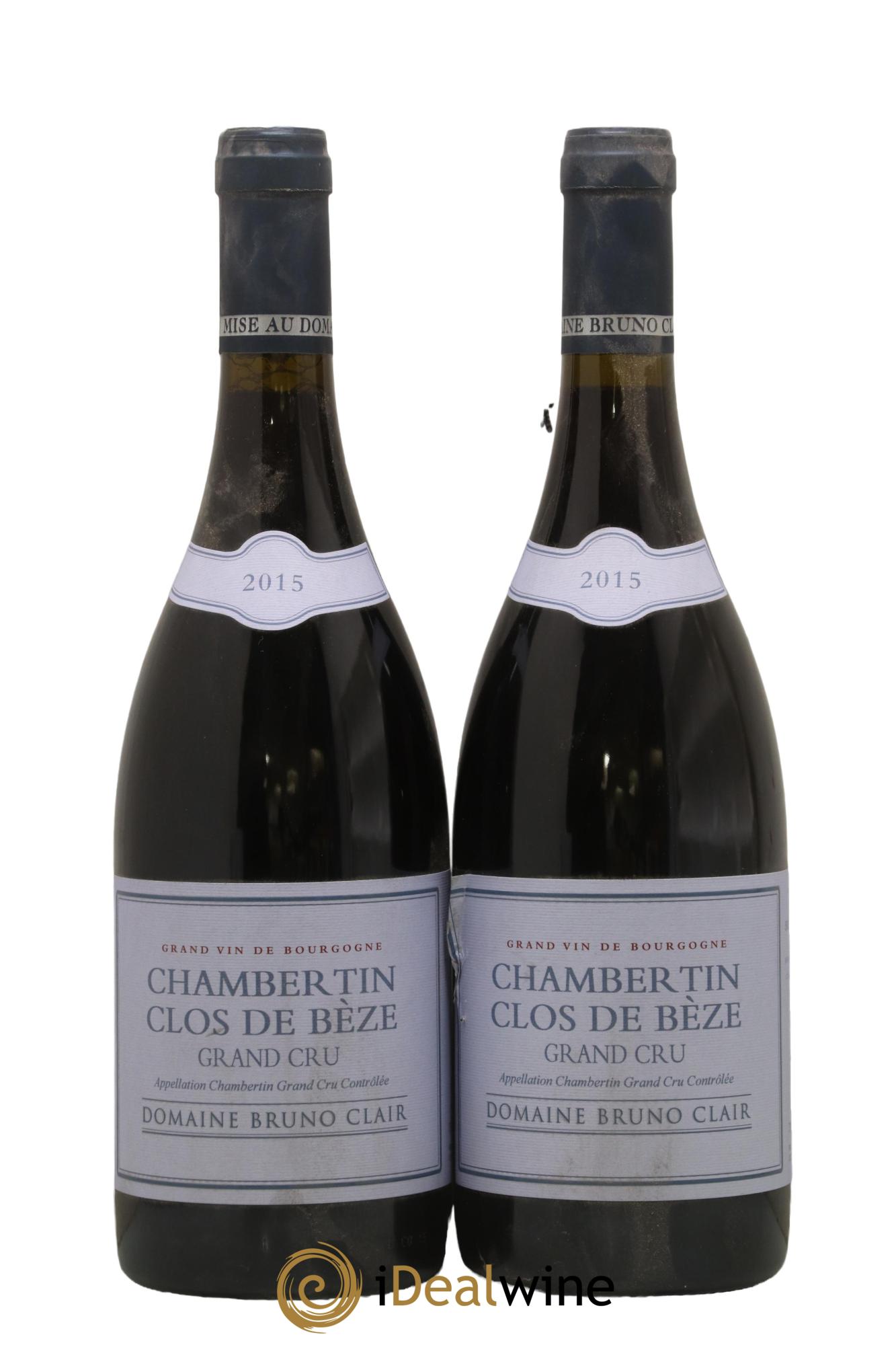 Chambertin Clos de Bèze Grand Cru Bruno Clair (Domaine) 2015 - Posten von 2 Flaschen - 0