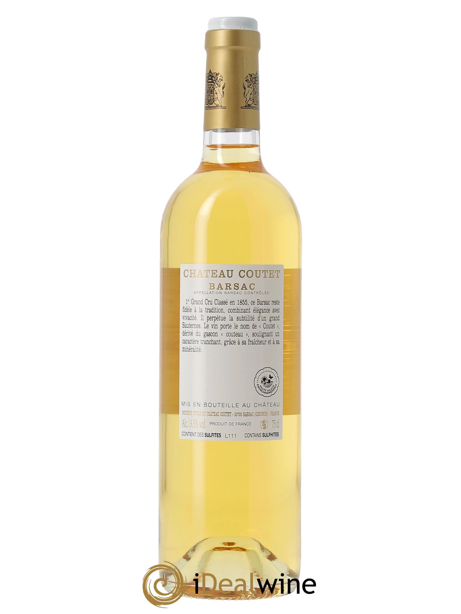 Château Coutet 1er Grand Cru Classé  2022 - Lotto di 1 bottiglia - 2
