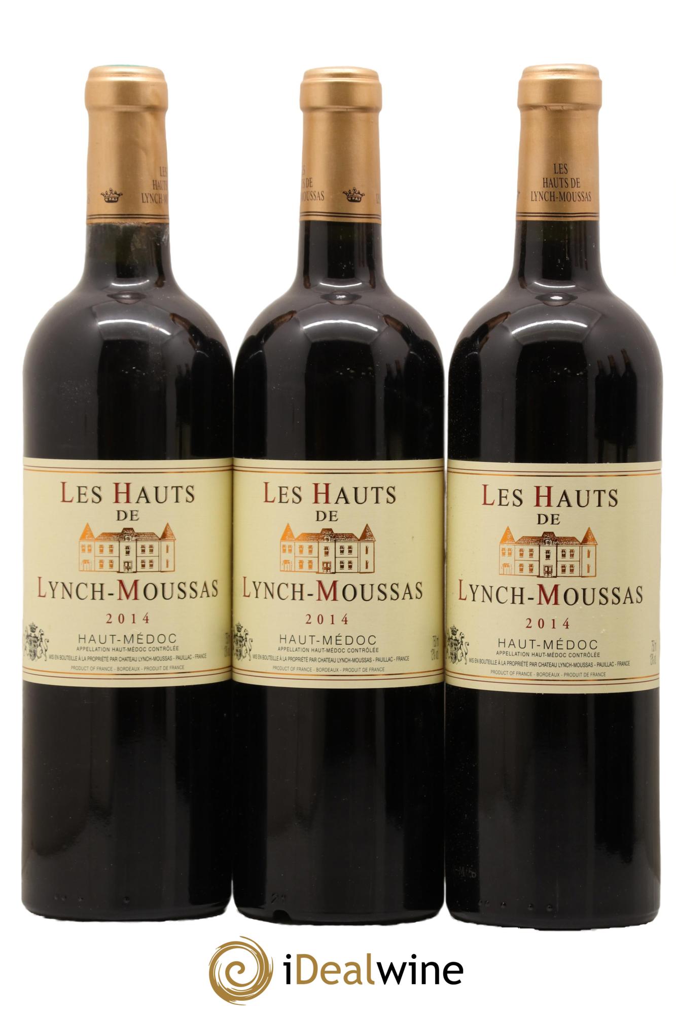 Haut Médoc Les Hauts de Lynch Moussas Chateau Lynch Moussas 2014 - Lot de 6 bouteilles - 1