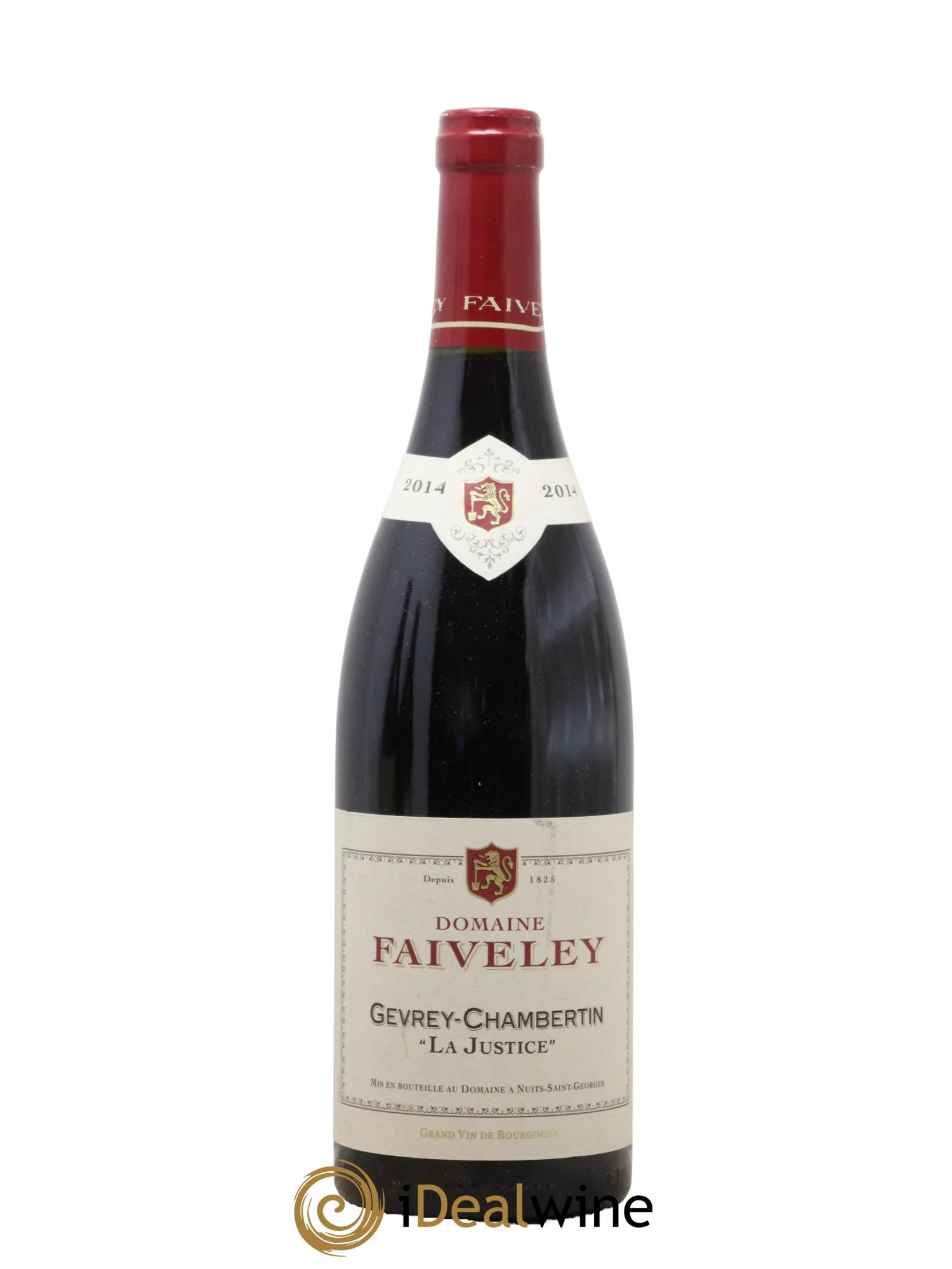 Gevrey-Chambertin La Justice Domaine Faiveley 2014 - Lot de 1 bouteille - 0