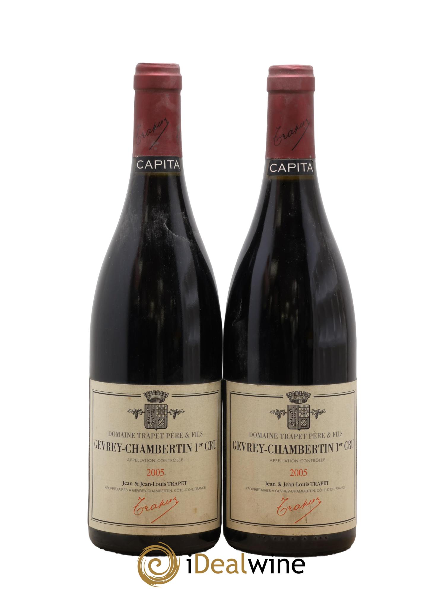 Gevrey-Chambertin 1er Cru Capita Domaine Trapet 2005 - Lot de 2 bouteilles - 0