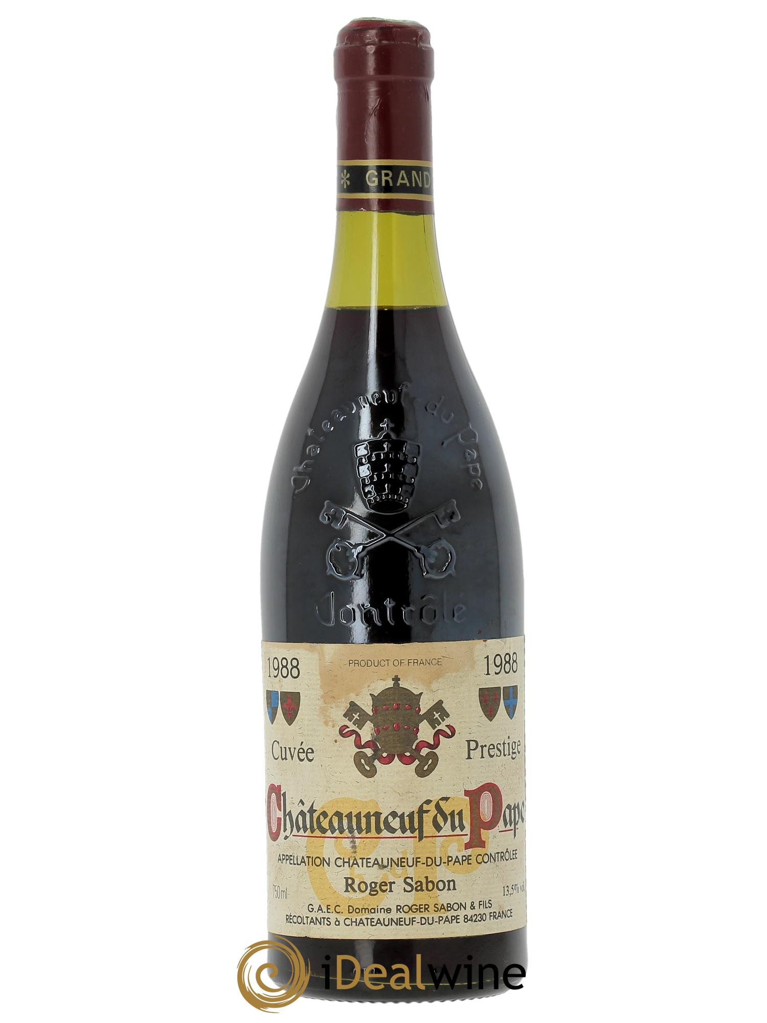 Châteauneuf-du-Pape Cuvée Des Hospices Michel Bernard 1985 - Lot of 1 bottle - 0