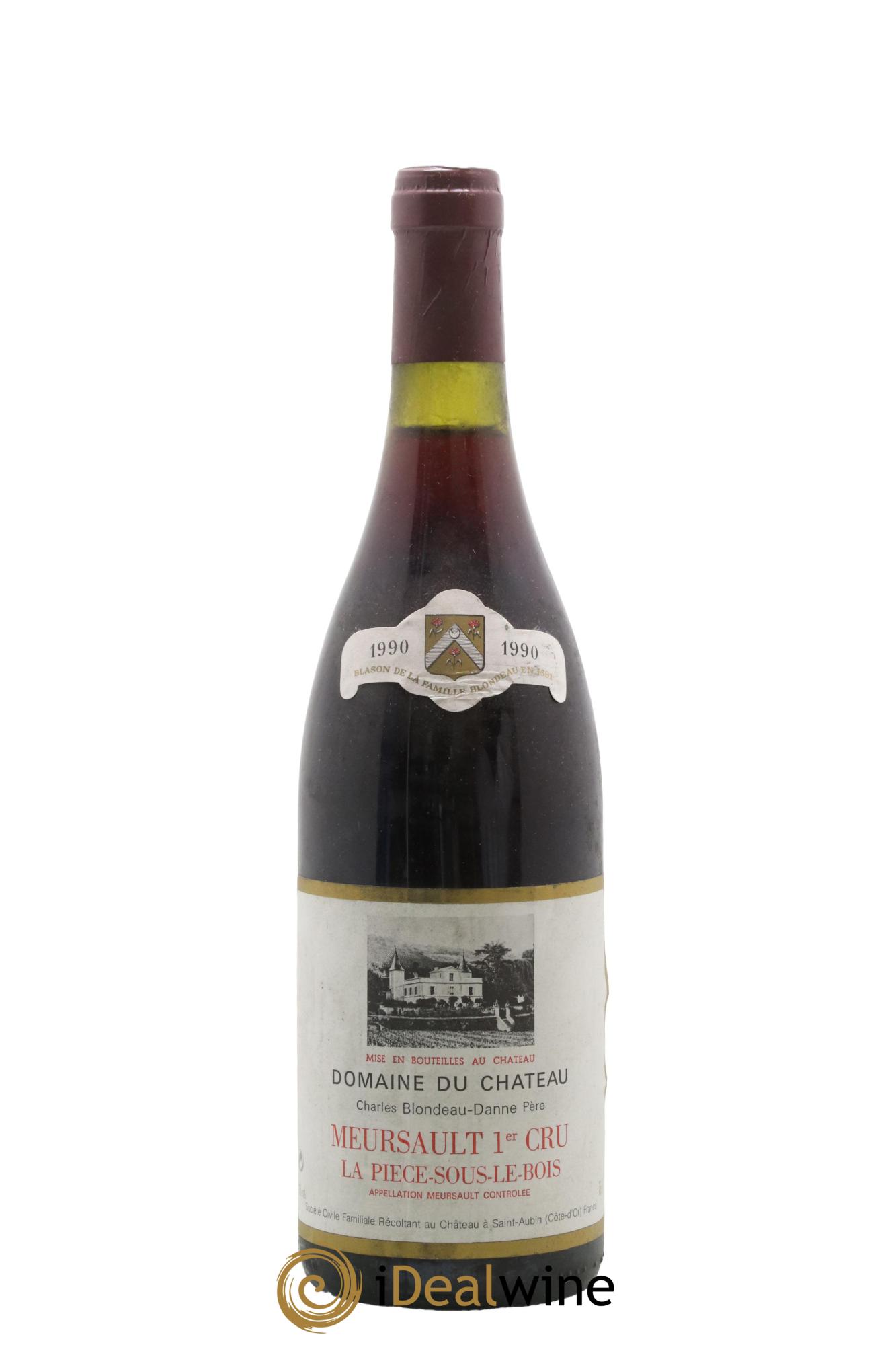 Meursault 1er Cru La Pièce sous le Bois Domaine du Château Charles Blondeau Danne 1990 - Lot de 1 bouteille - 0