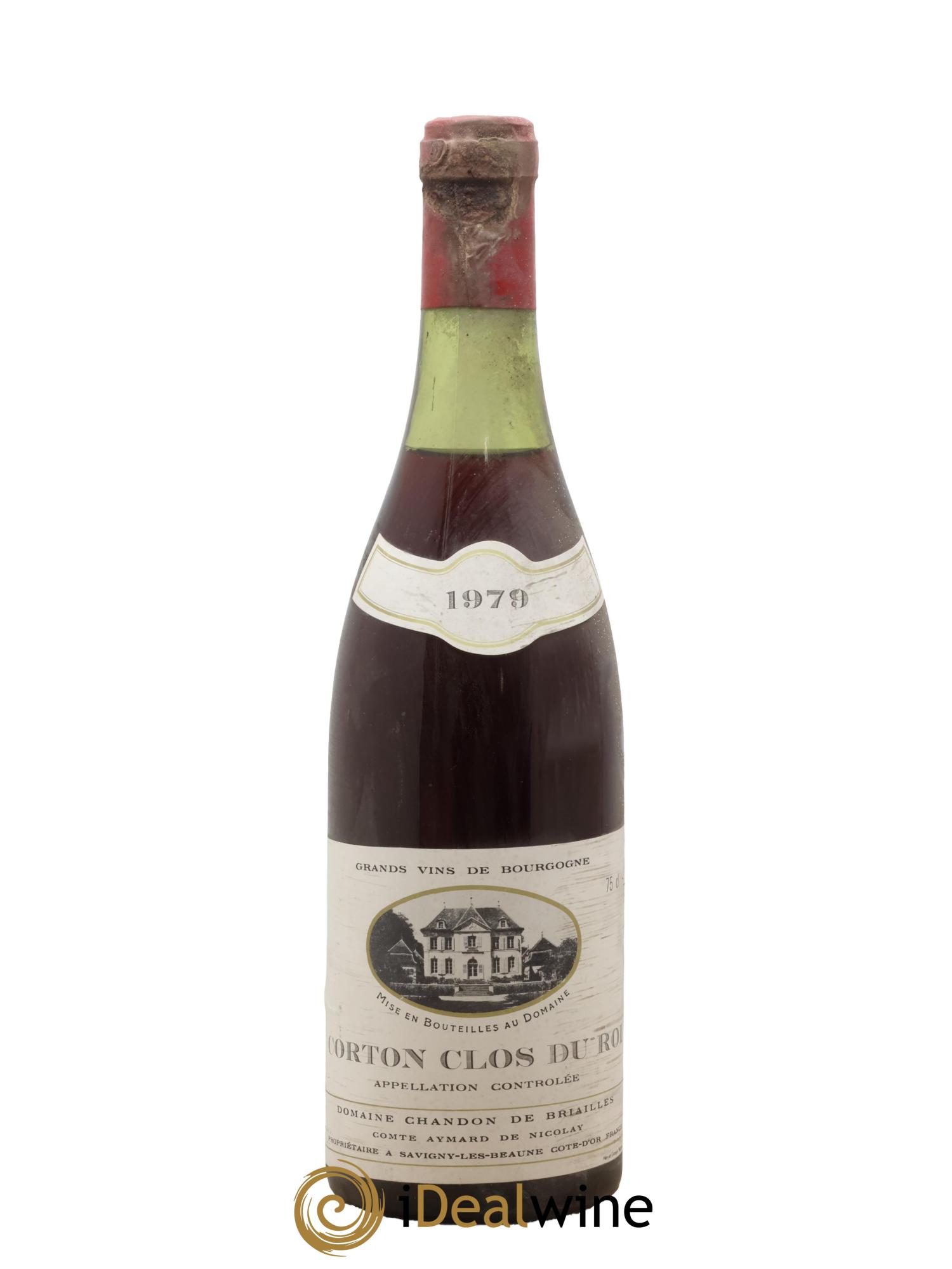 Corton Grand Cru Clos du Roi Chandon de Briailles 1979 - Lot de 1 bouteille - 0