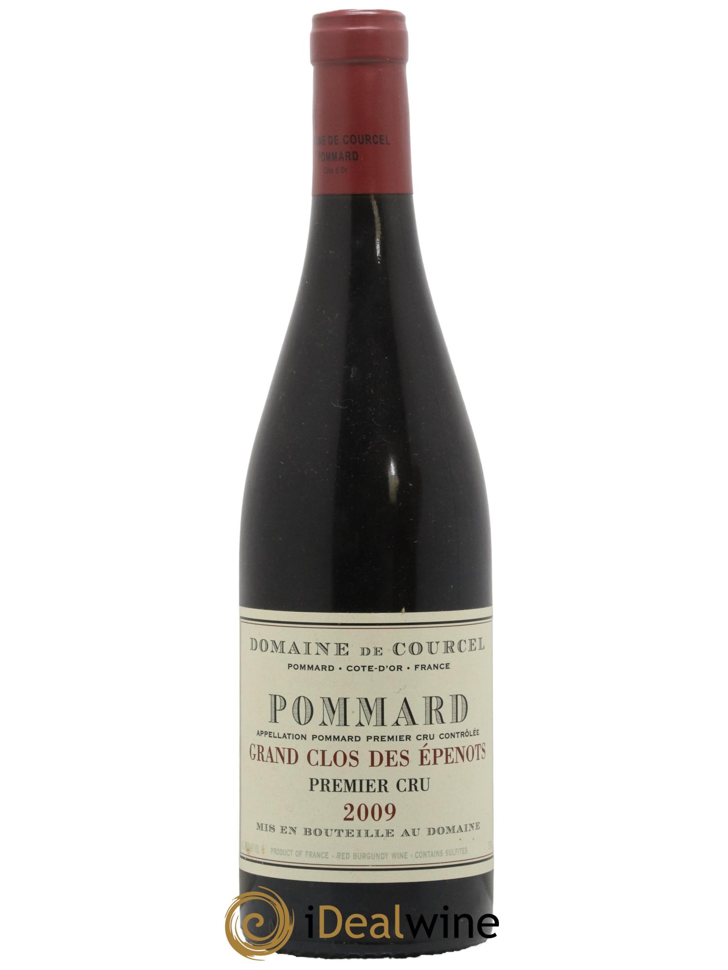 Pommard 1er Cru Grand Clos des Epenots de Courcel (Domaine) 2009 - Lot de 1 bouteille - 0