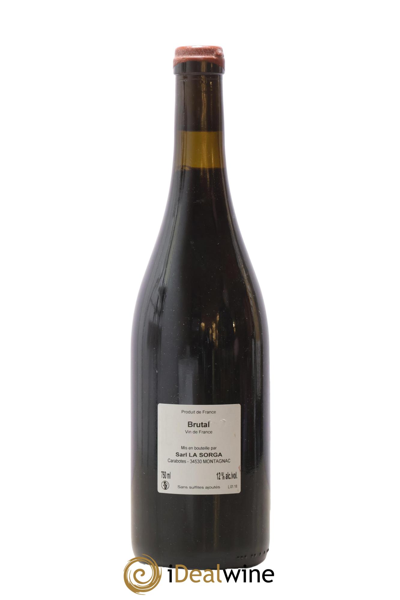 Vin de France Brutal Sorga 2018 - Lotto di 1 bottiglia - 1