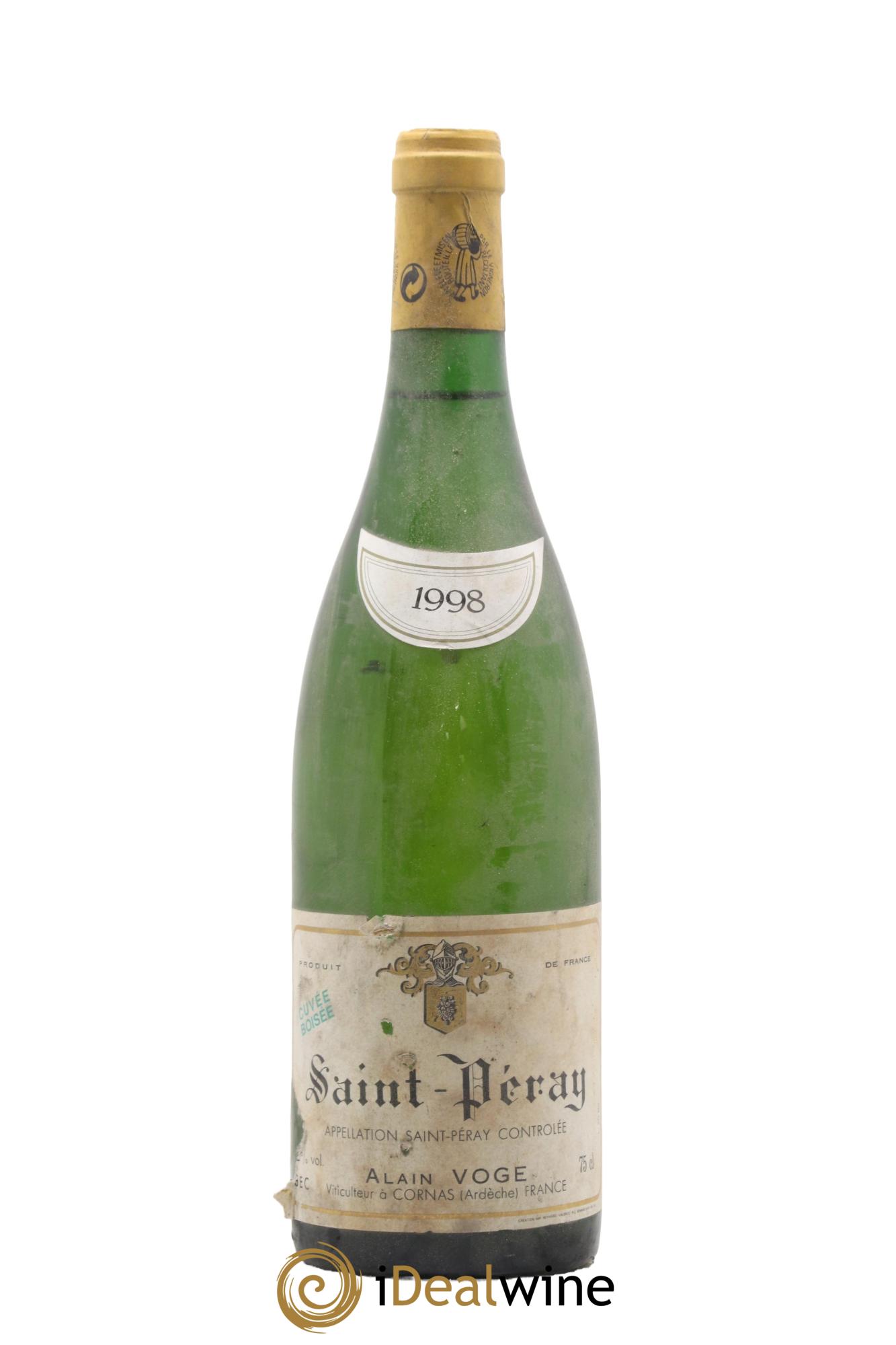 Saint-Péray Cuvée Boisée Alain Voge (Domaine) 1998 - Posten von 1 Flasche - 0