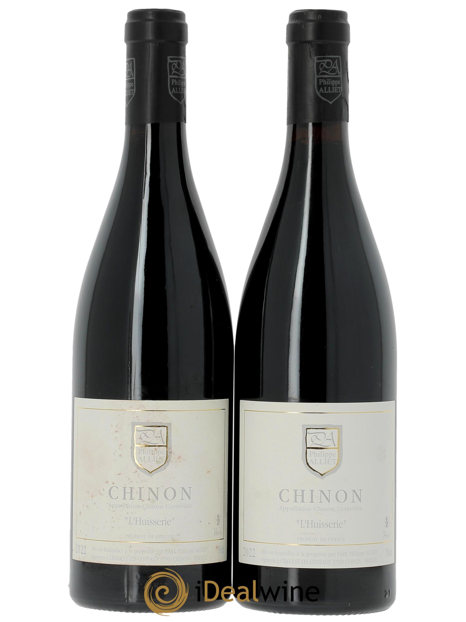 Chinon L'Huisserie Philippe Alliet 2022 - Posten von 2 Flaschen - 0