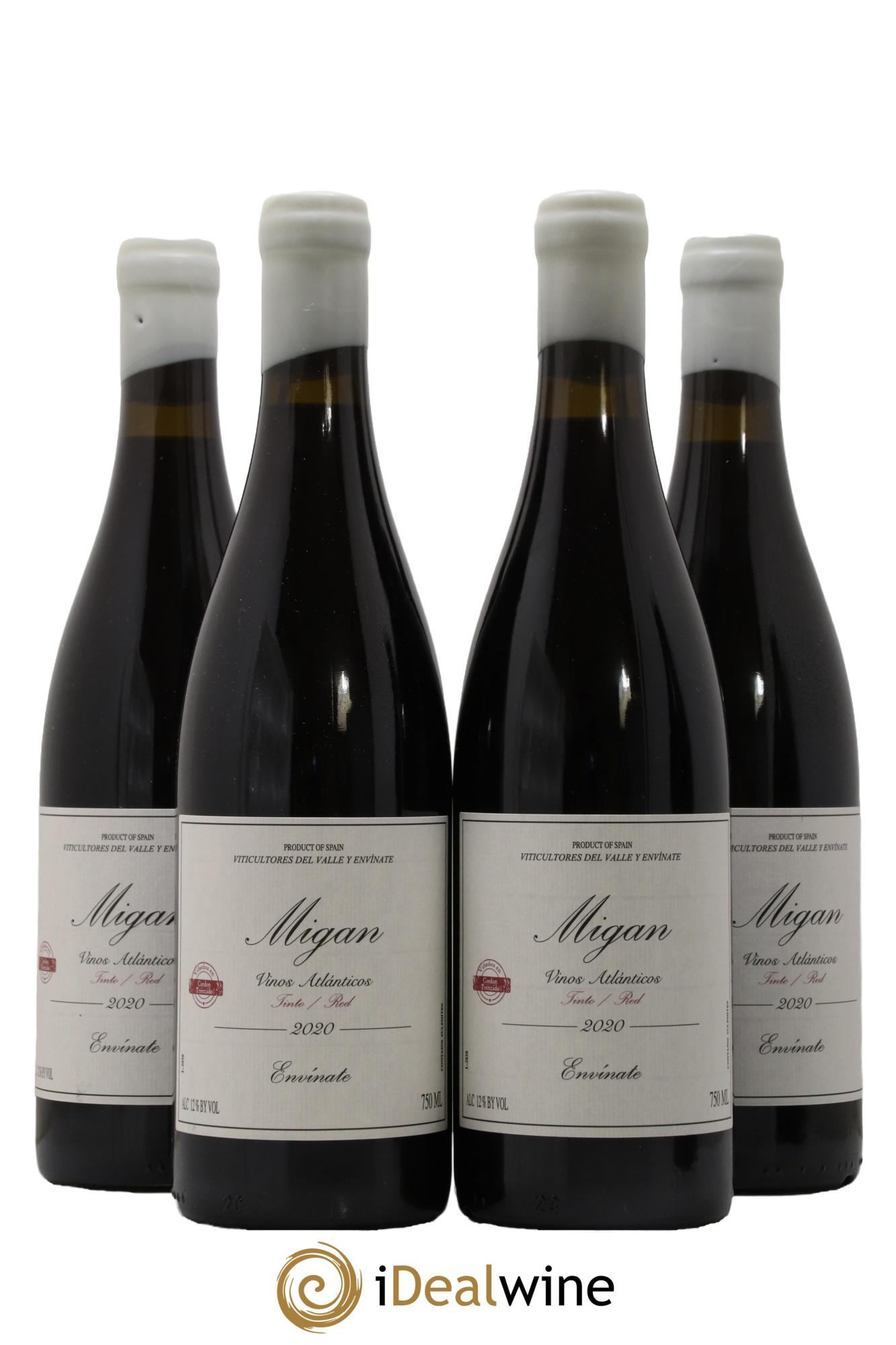 Espagne Tenerife Migan Envinate 2020 - Lot de 4 bouteilles - 0
