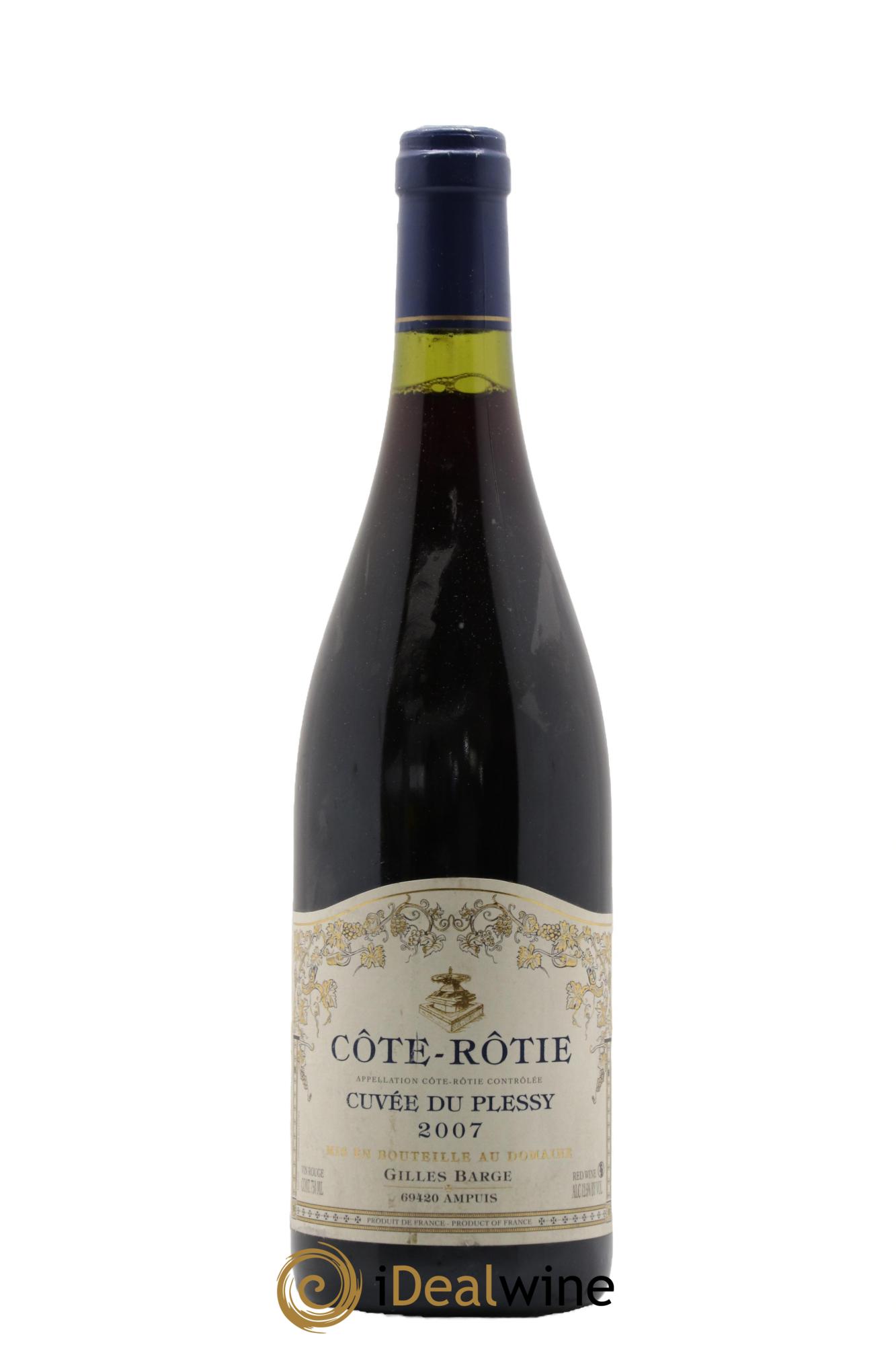 Côte-Rôtie Cuvée du Plessy Barge (Domaine) 2007 - Lot de 1 bouteille - 0